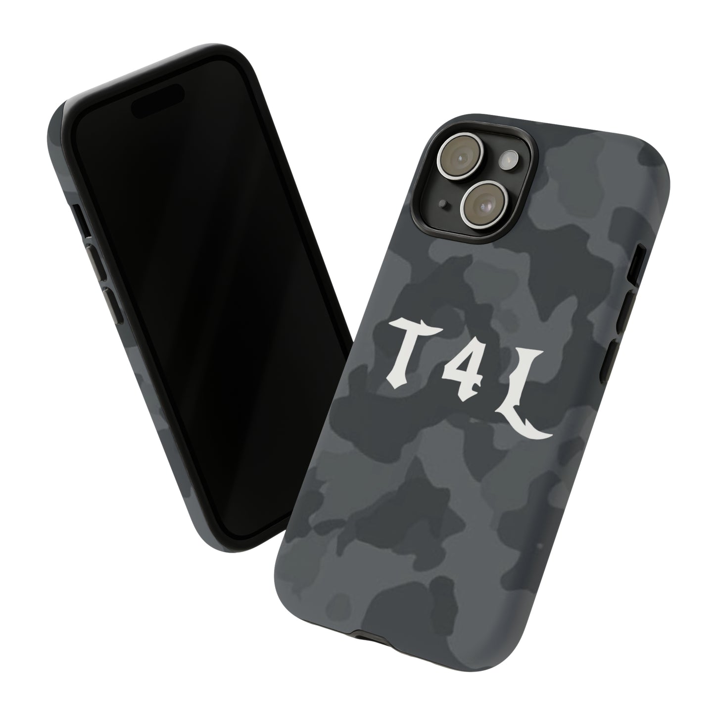 T4L Black Camo Phone Cases