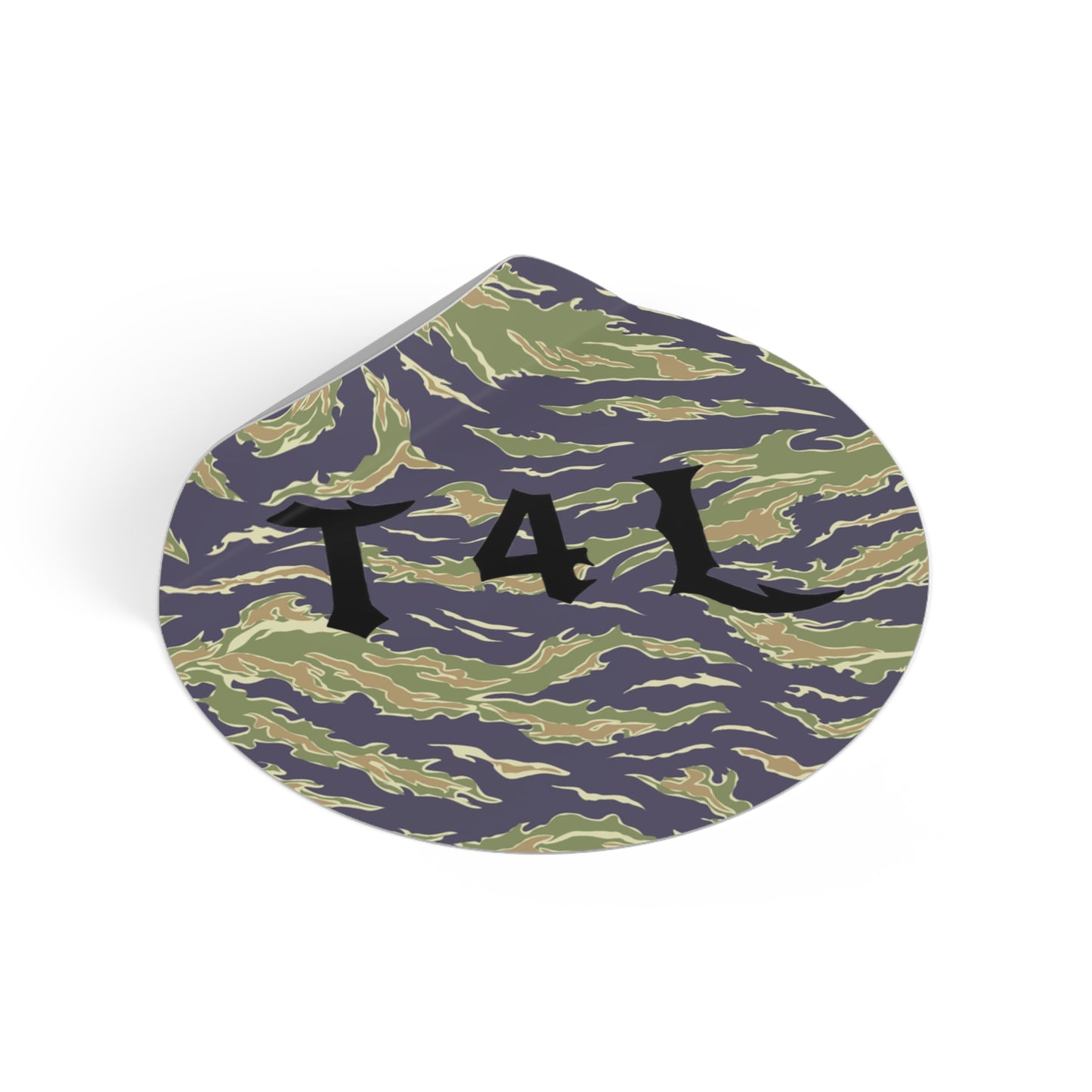 Tiger Stripe Camo Sticker