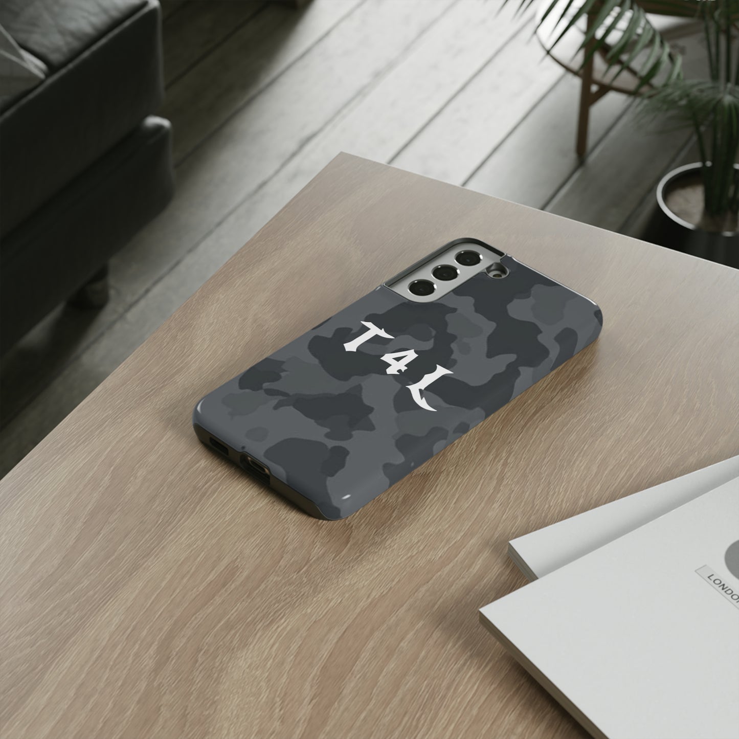 T4L Black Camo Phone Cases