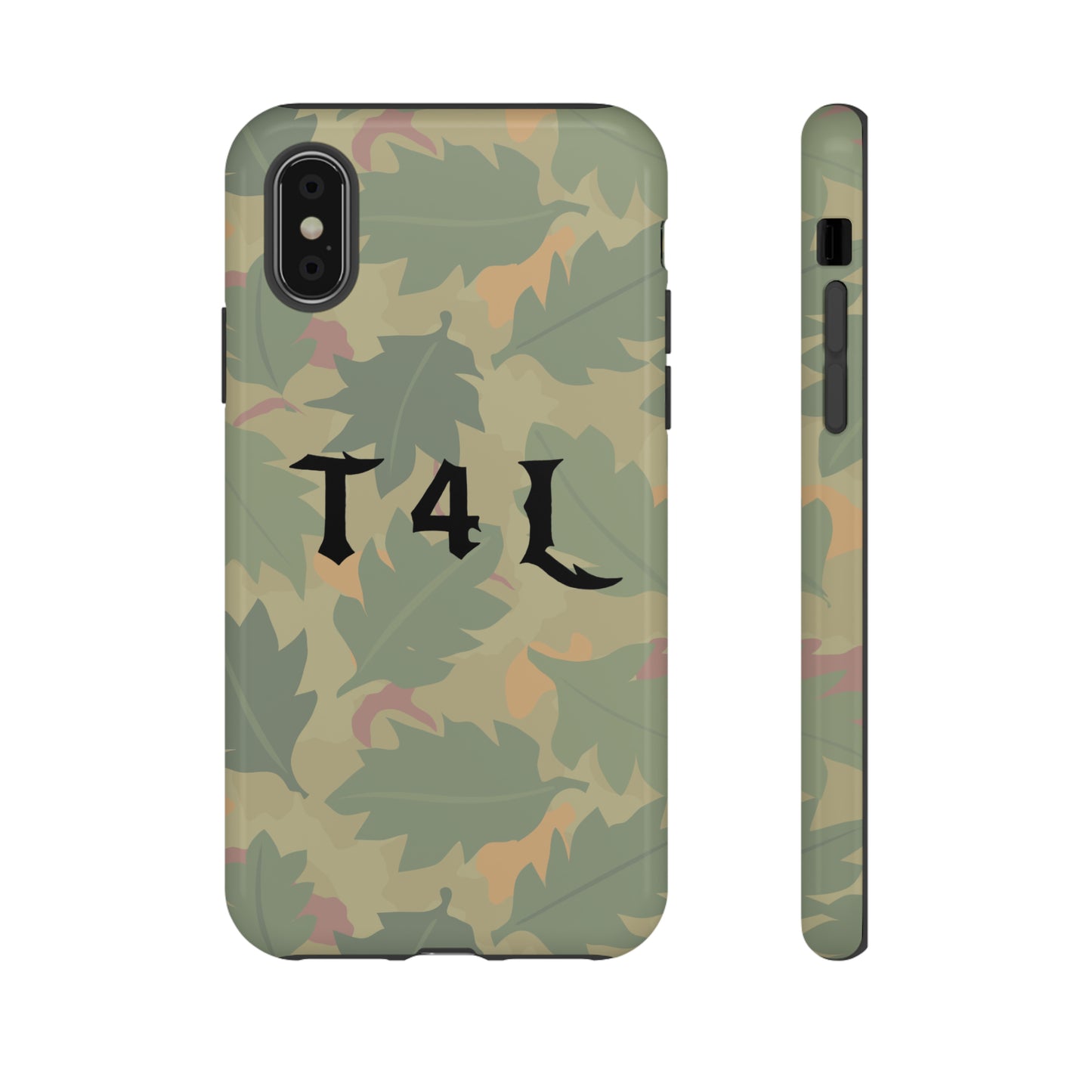 T4L leaf Camo Phone Cases