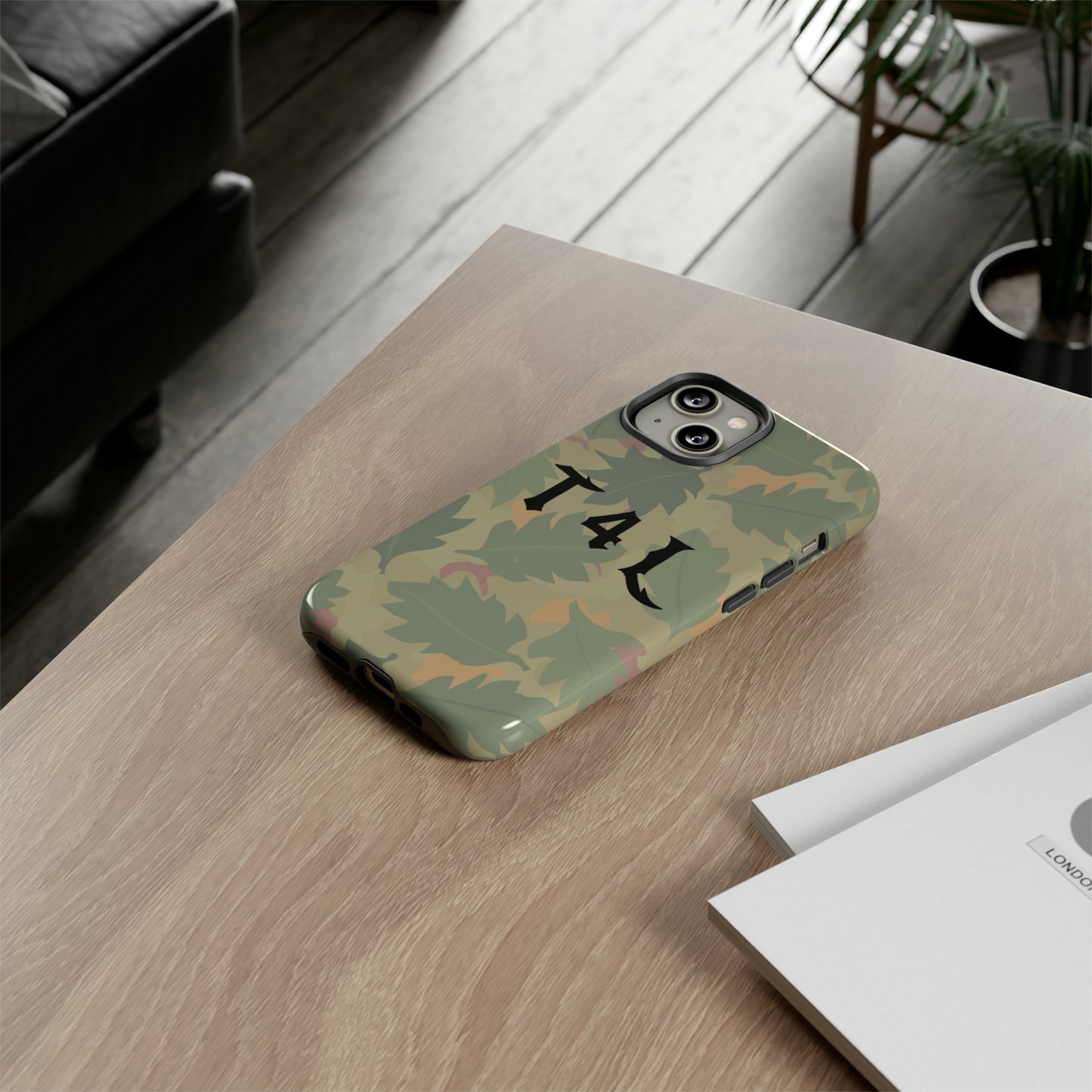 T4L leaf Camo Phone Cases