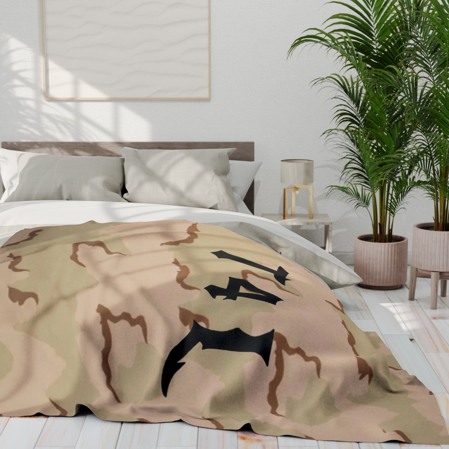 T4L Desert Camo Fleece Blanket