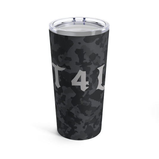 T4L Black Camo Tumbler 20oz