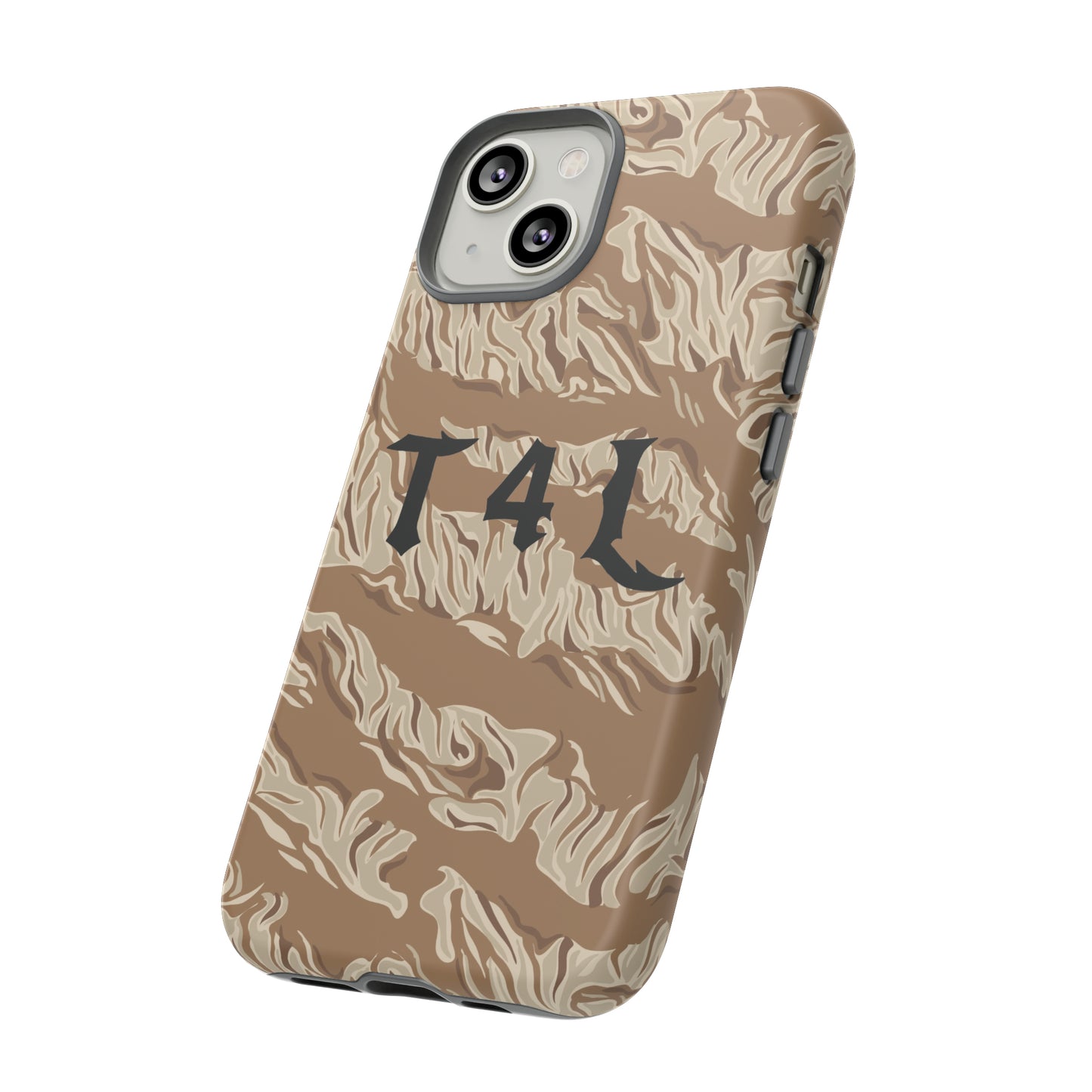 T4L Brown Tiger Stripe Phone Cases