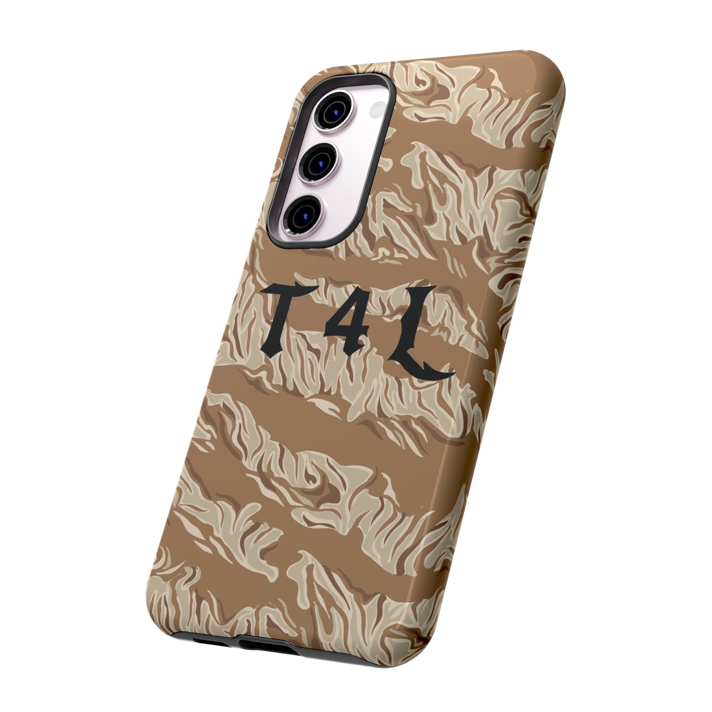 T4L Brown Tiger Stripe Phone Cases