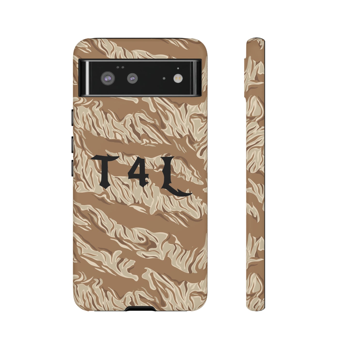 T4L Brown Tiger Stripe Phone Cases