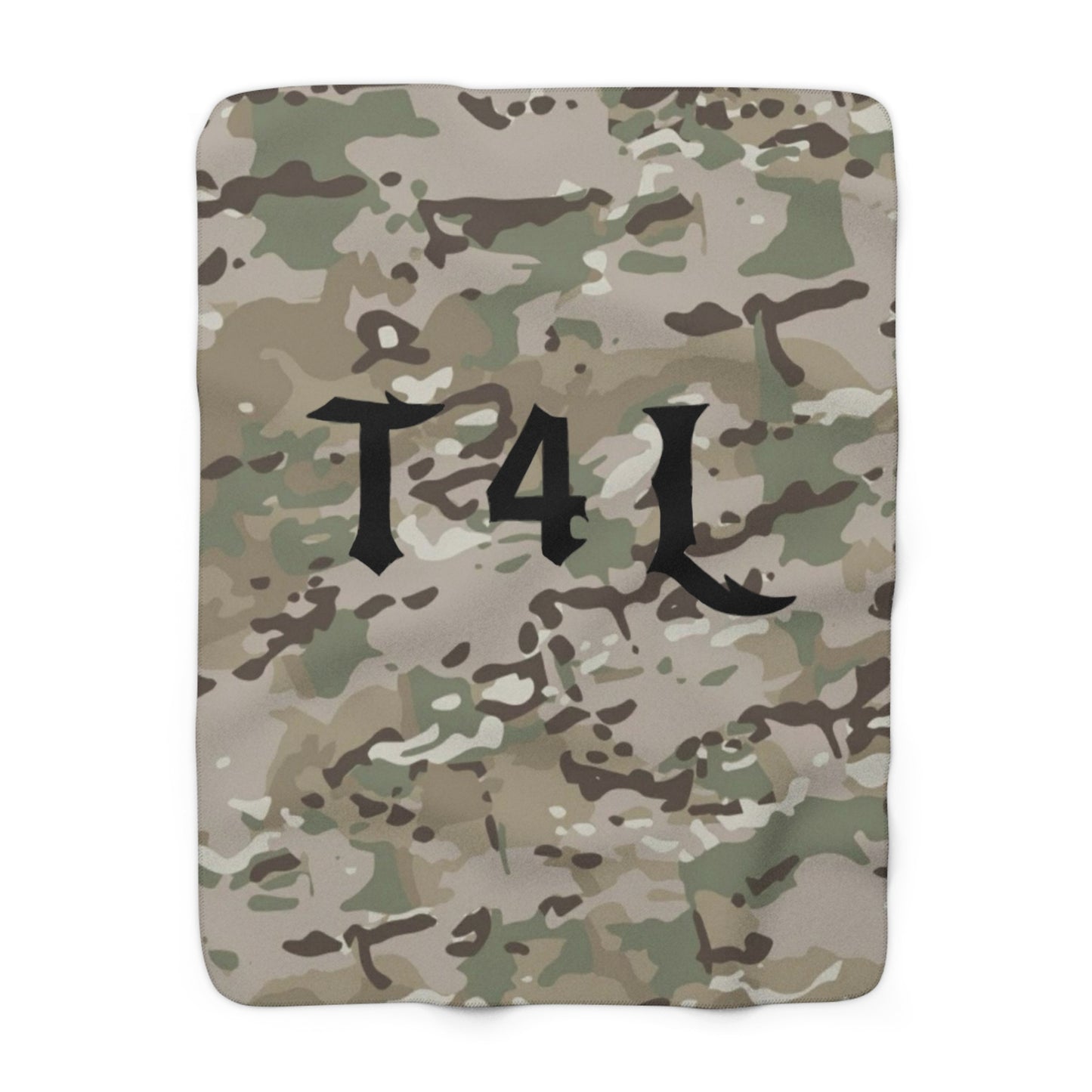 T4L Modern Camo Sherpa  Blanket