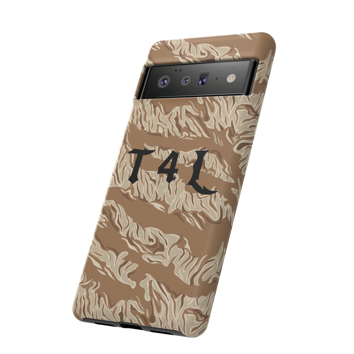 T4L Brown Tiger Stripe Phone Cases