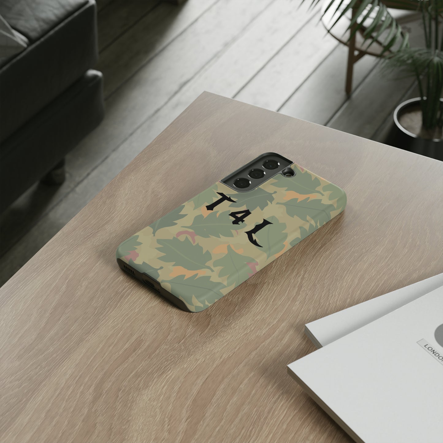 T4L leaf Camo Phone Cases