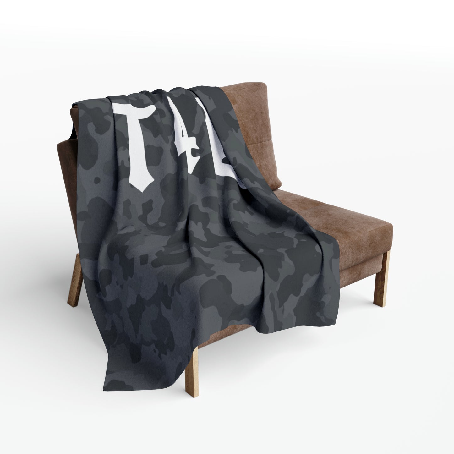 T4L Black Camo Fleece Blanket