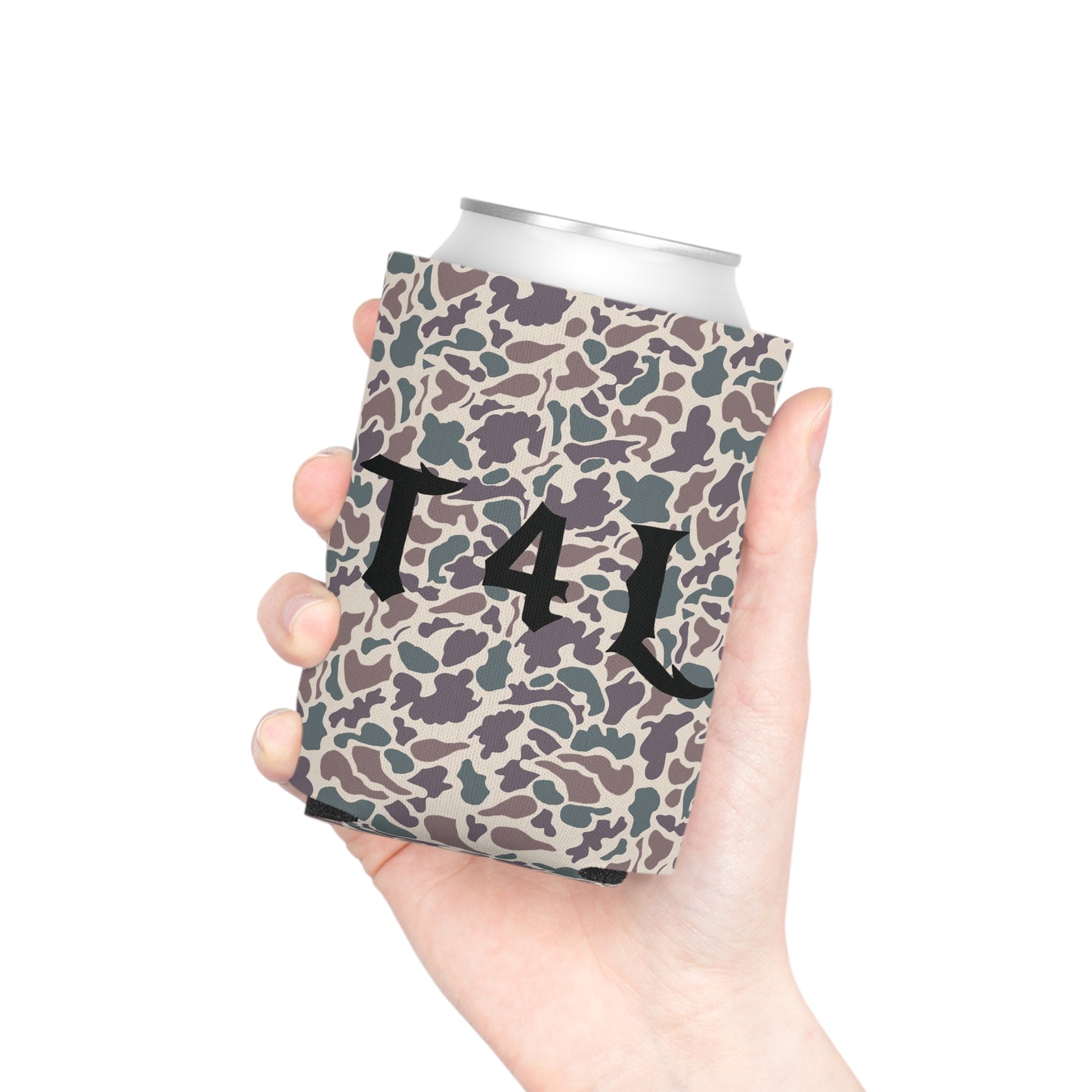 Retro Camo Can Koozie