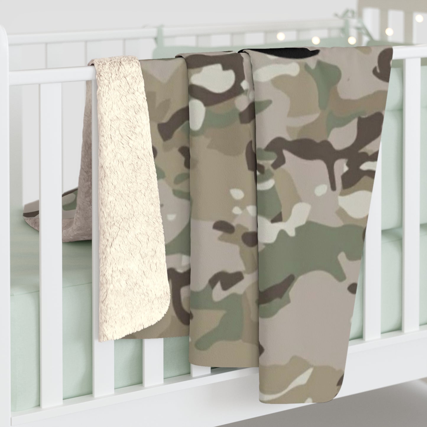 T4L Modern Camo Sherpa  Blanket