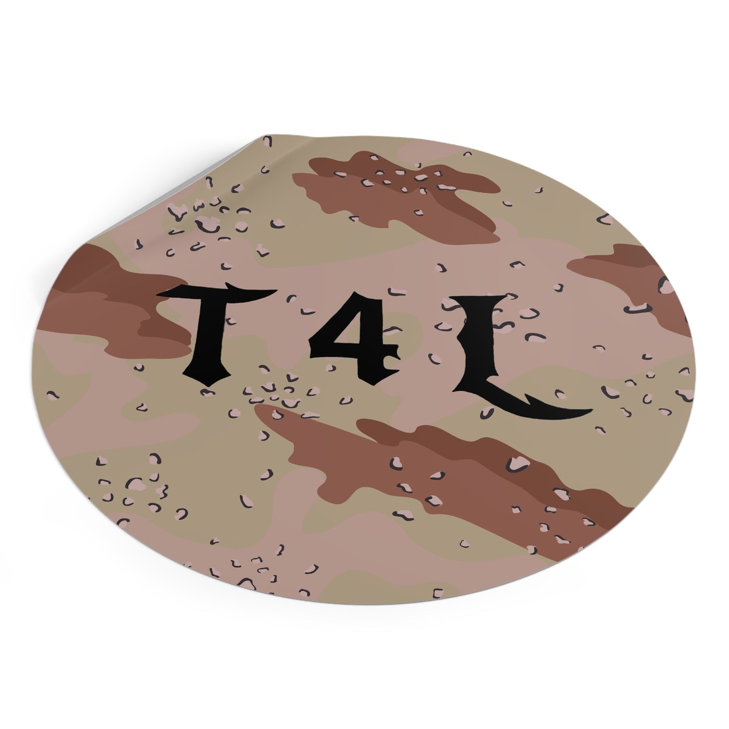 Choco Chip Camo Sticker