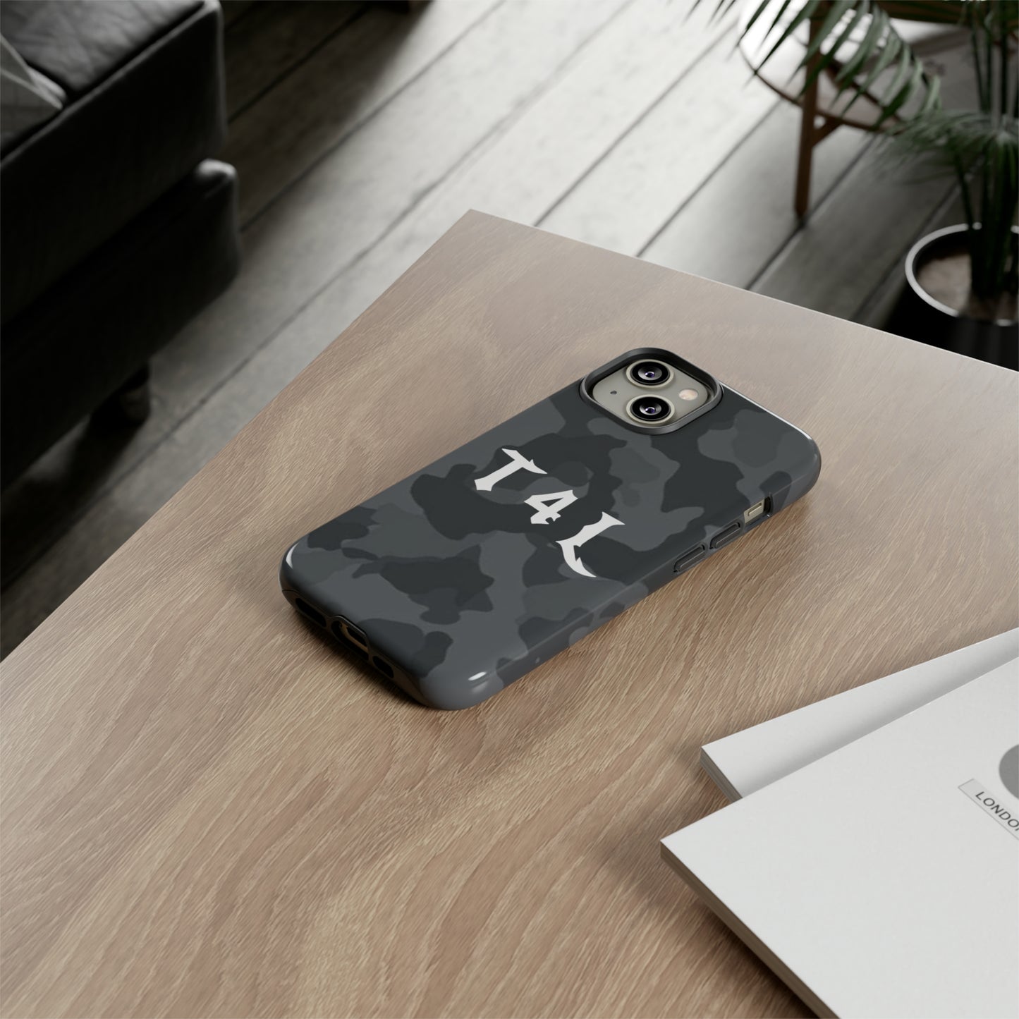 T4L Black Camo Phone Cases