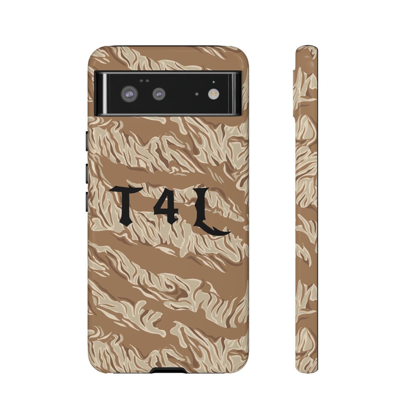 T4L Brown Tiger Stripe Phone Cases