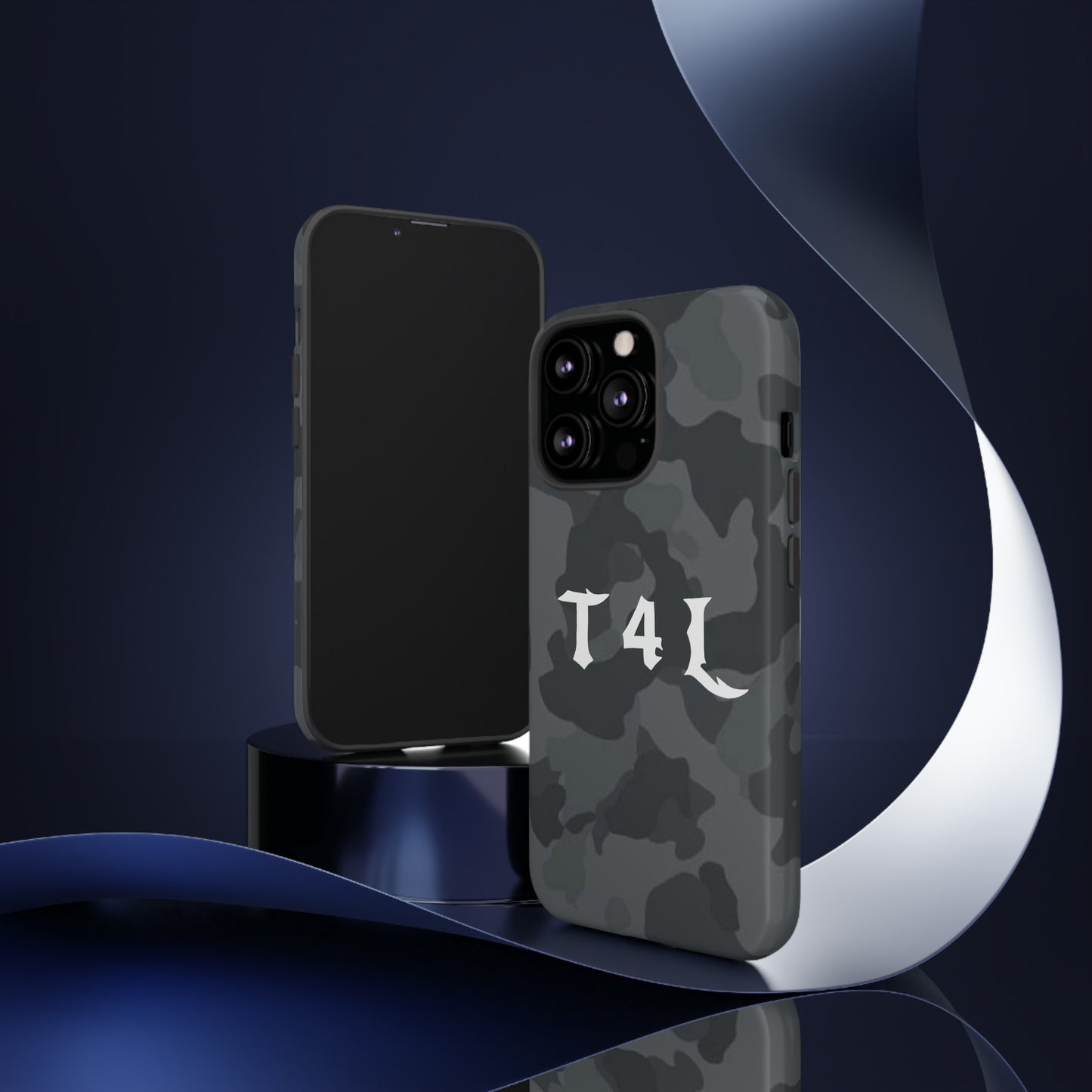 T4L Black Camo Phone Cases