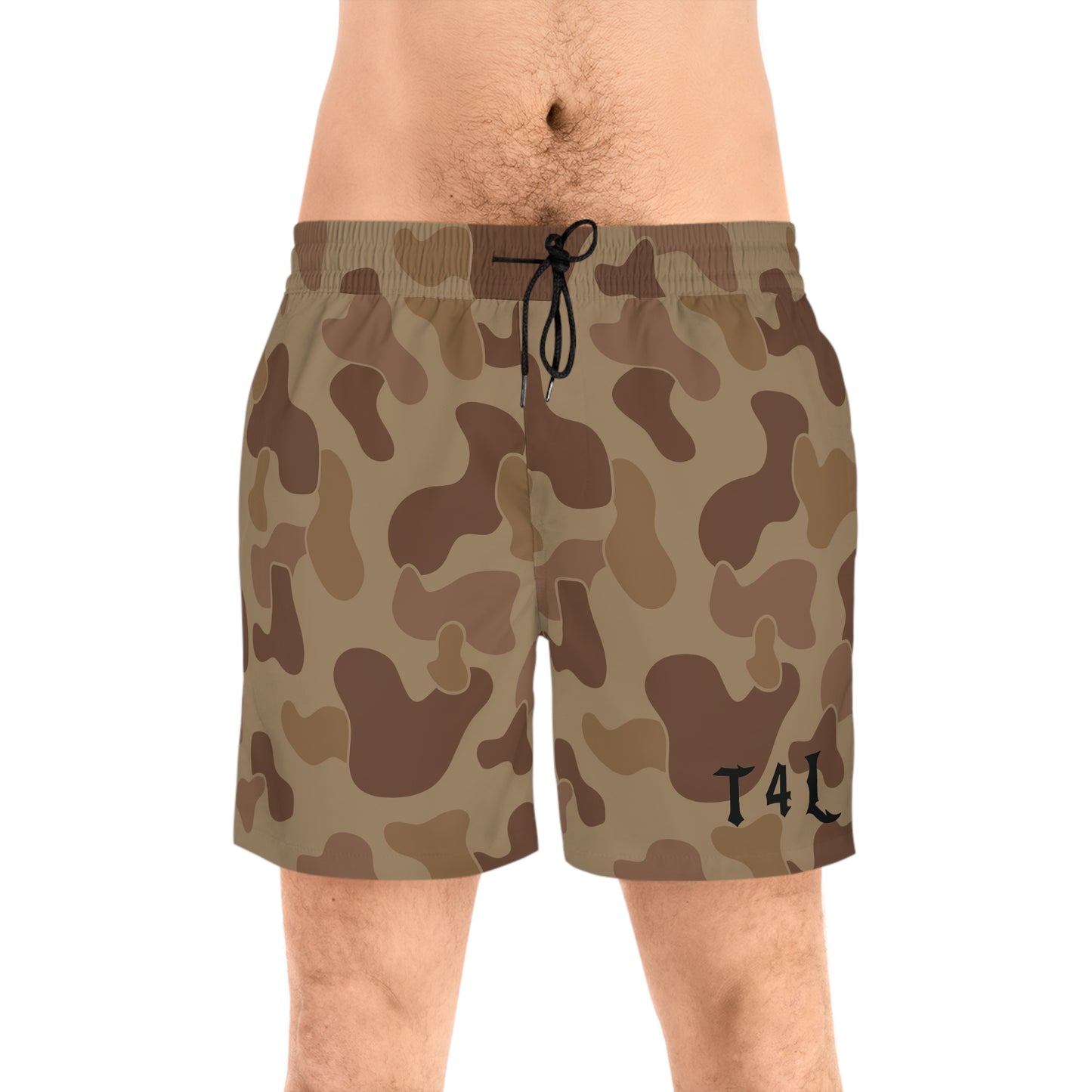 Retro Camo V3 Men's Mid-Length Swim Shorts