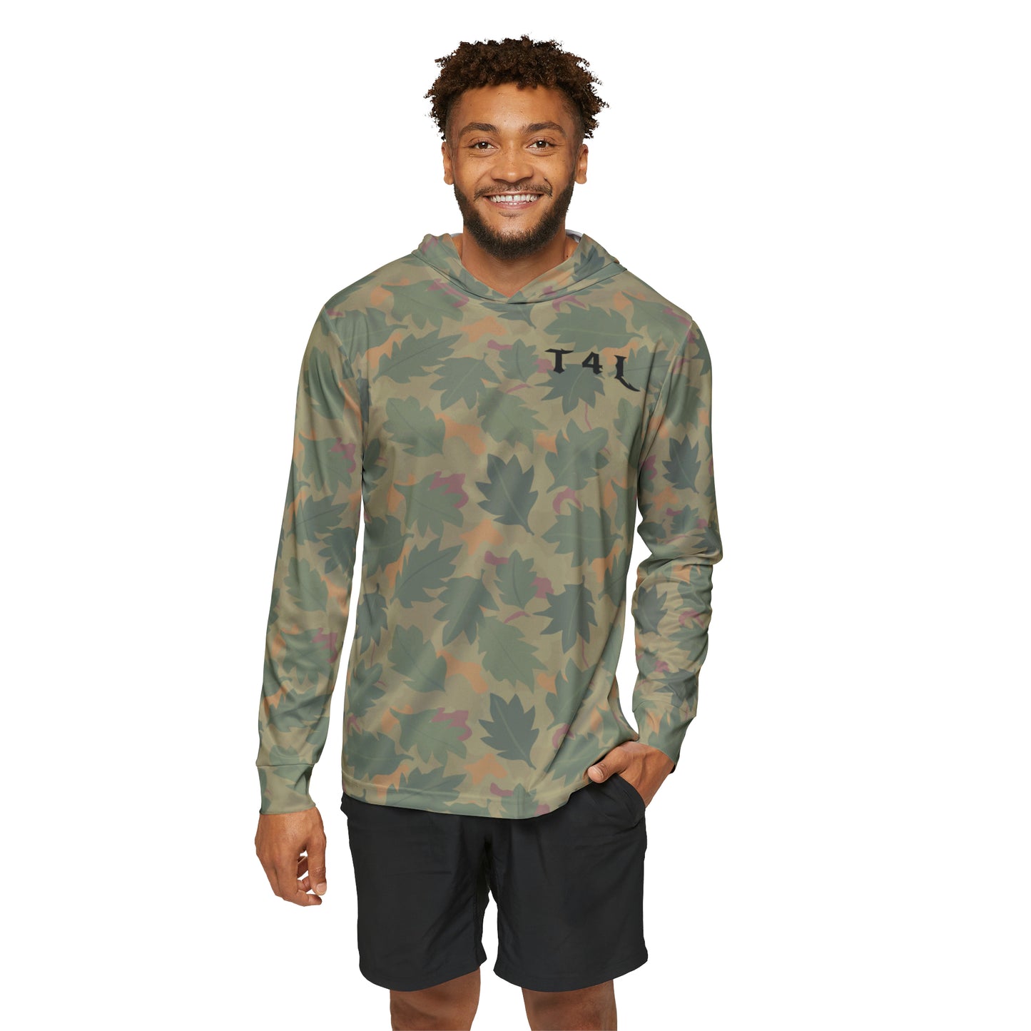 Leaf Camo Men's Sports Warmup Hoodie