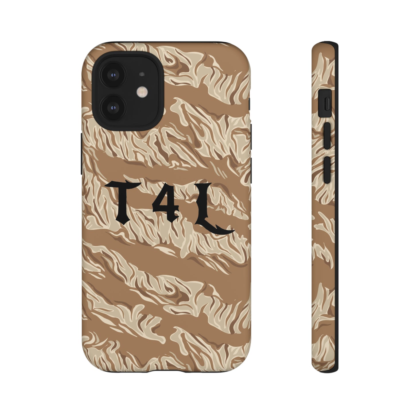 T4L Brown Tiger Stripe Phone Cases