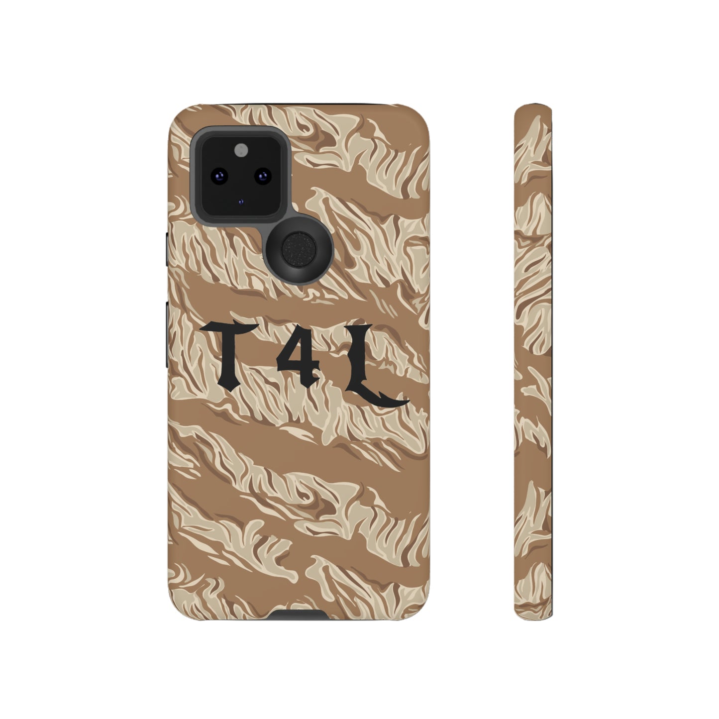 T4L Brown Tiger Stripe Phone Cases