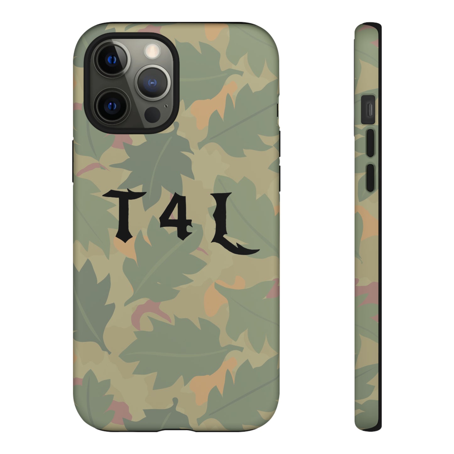 T4L leaf Camo Phone Cases