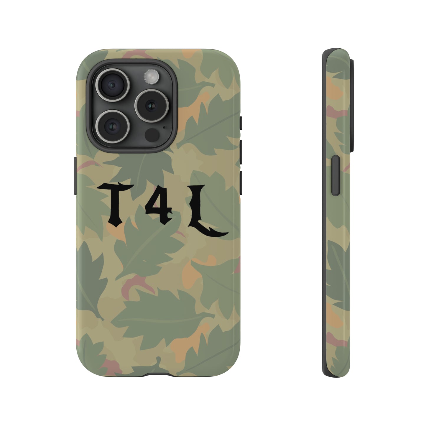 T4L leaf Camo Phone Cases