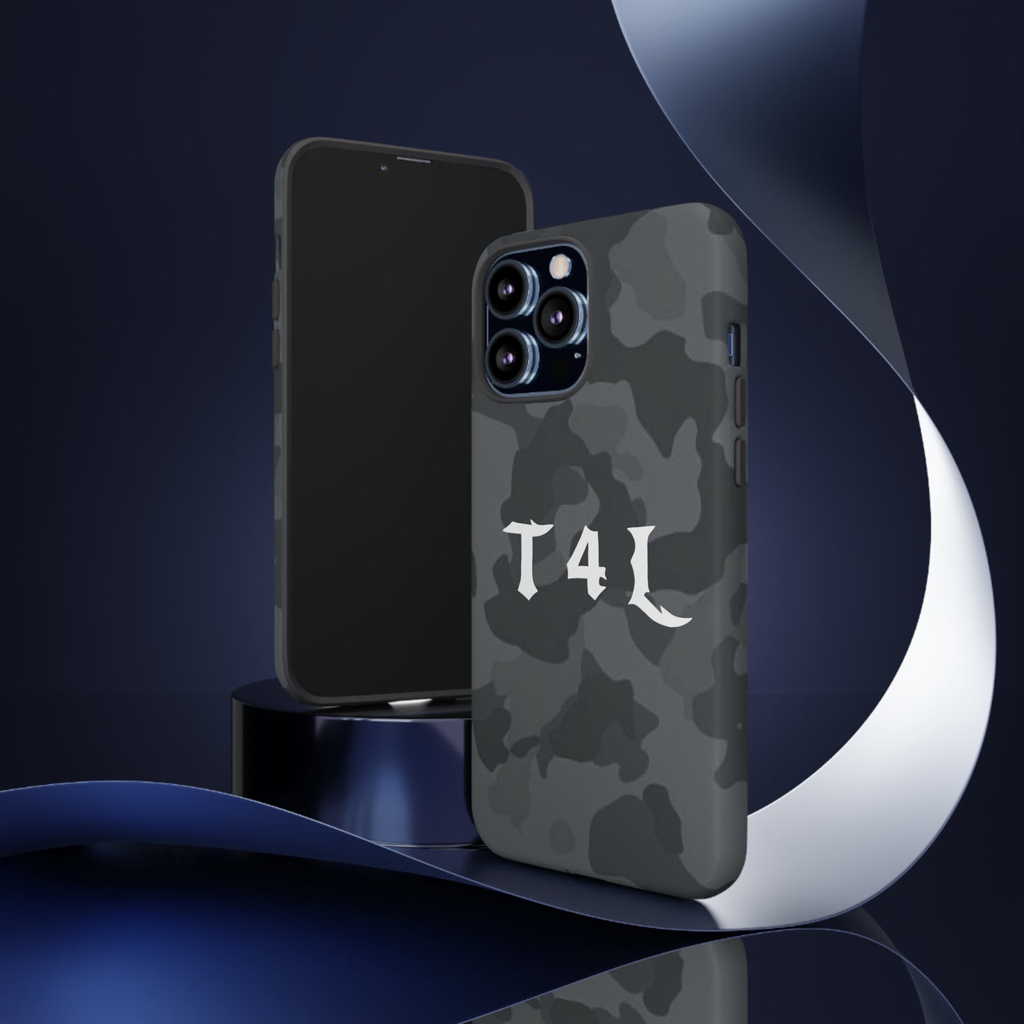 T4L Black Camo Phone Cases