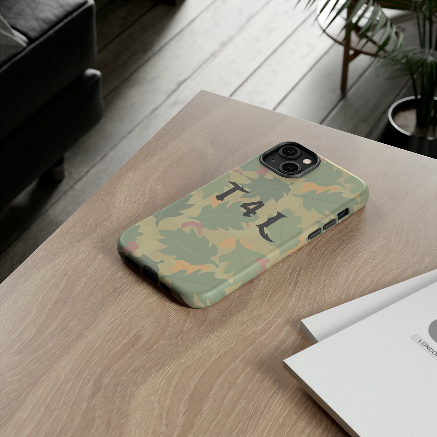 T4L leaf Camo Phone Cases