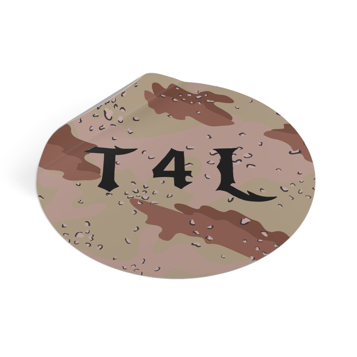 Choco Chip Camo Sticker