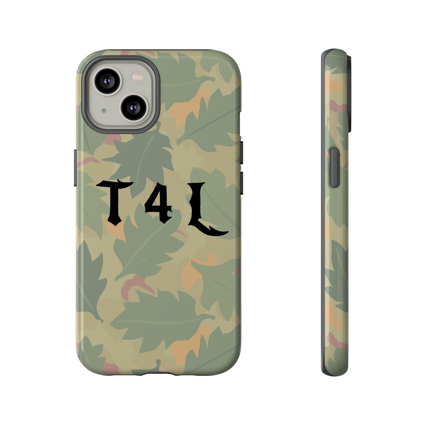 T4L leaf Camo Phone Cases