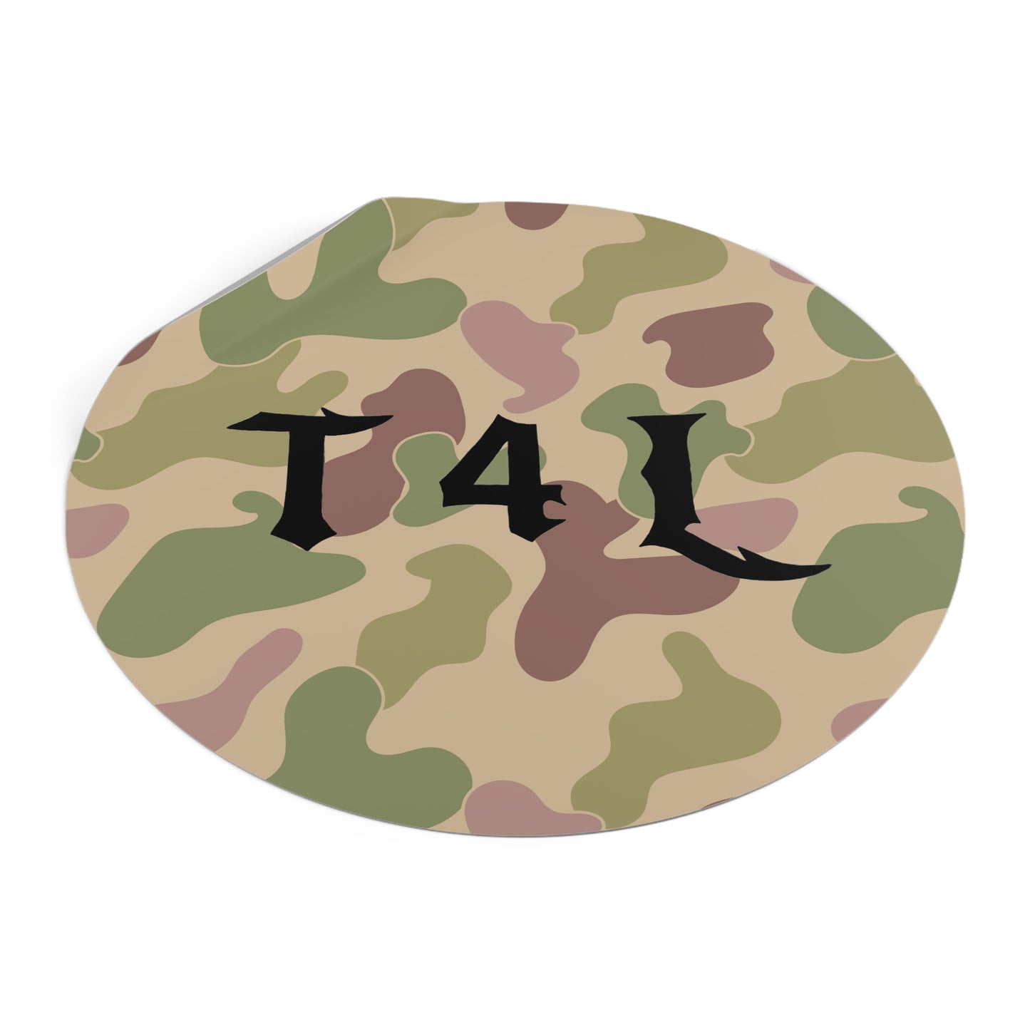 Retro Camo V2 Sticker