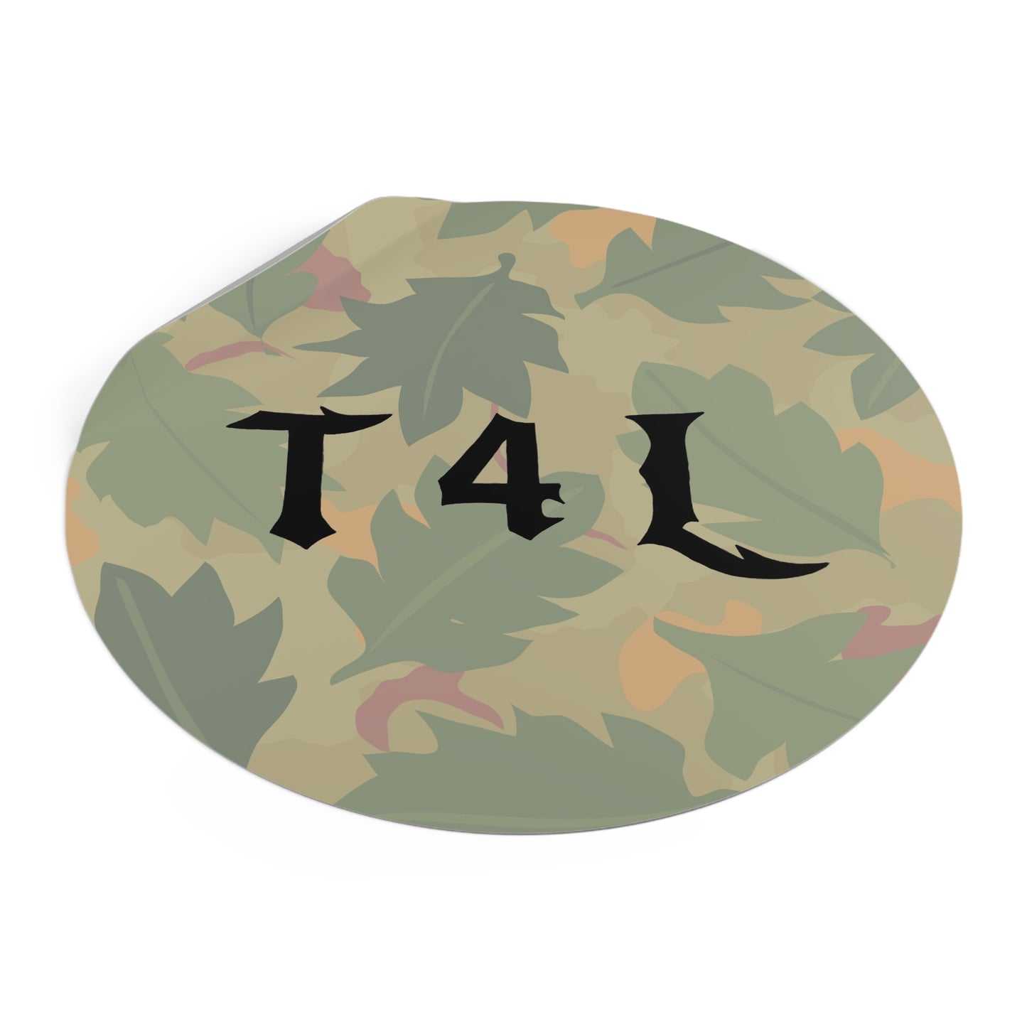 Leaf Camo Sticker