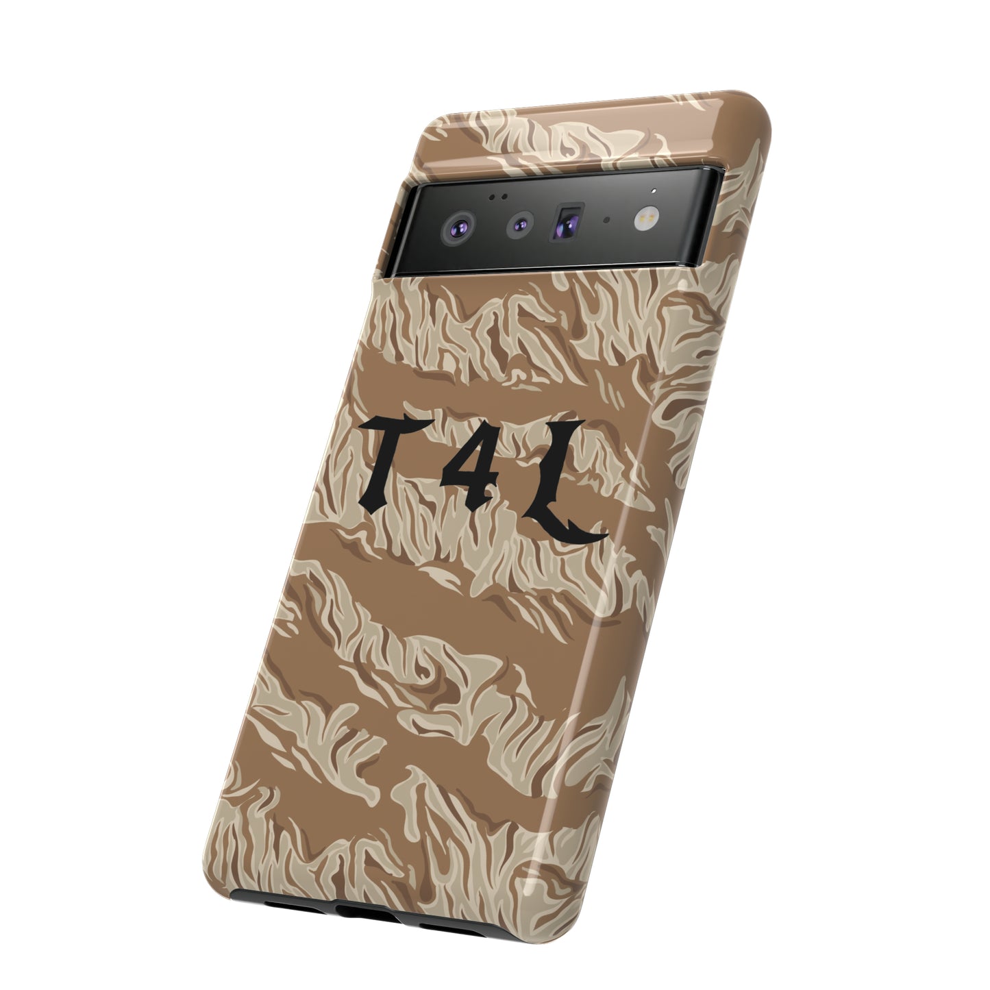 T4L Brown Tiger Stripe Phone Cases