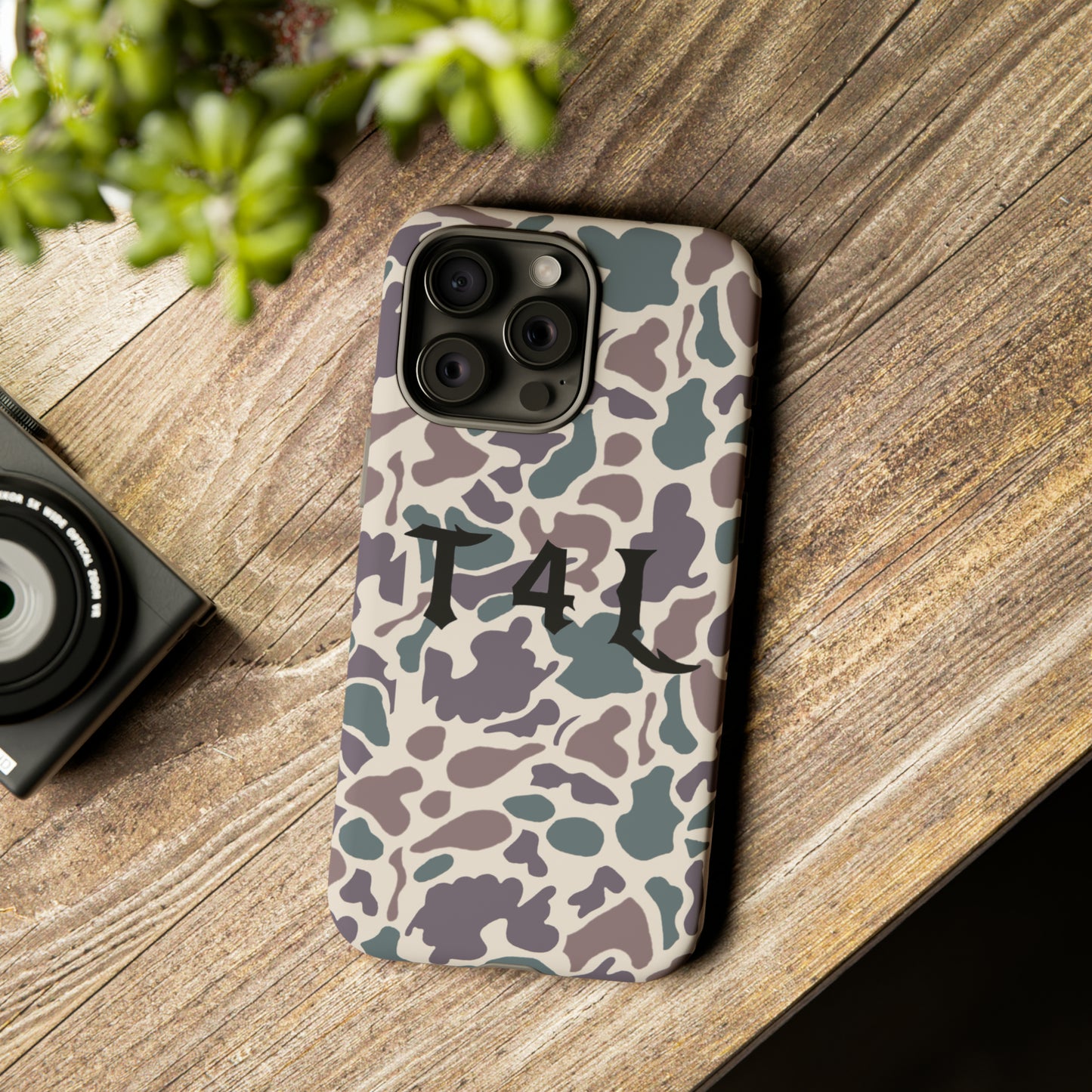 T4L Retro Camo Phone Cases