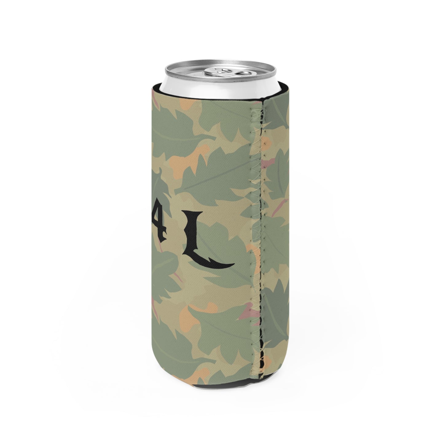 Leaf Camo Slim Koozie