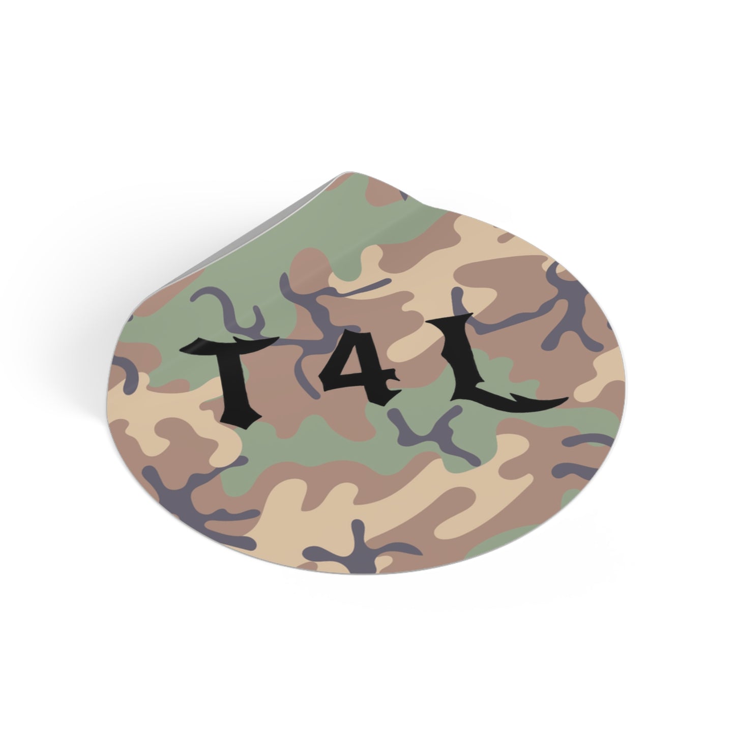 Woodland Camo Sticker