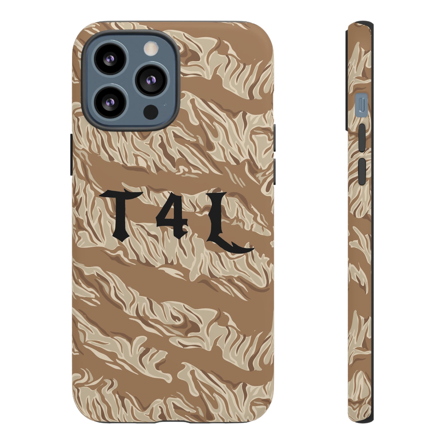 T4L Brown Tiger Stripe Phone Cases