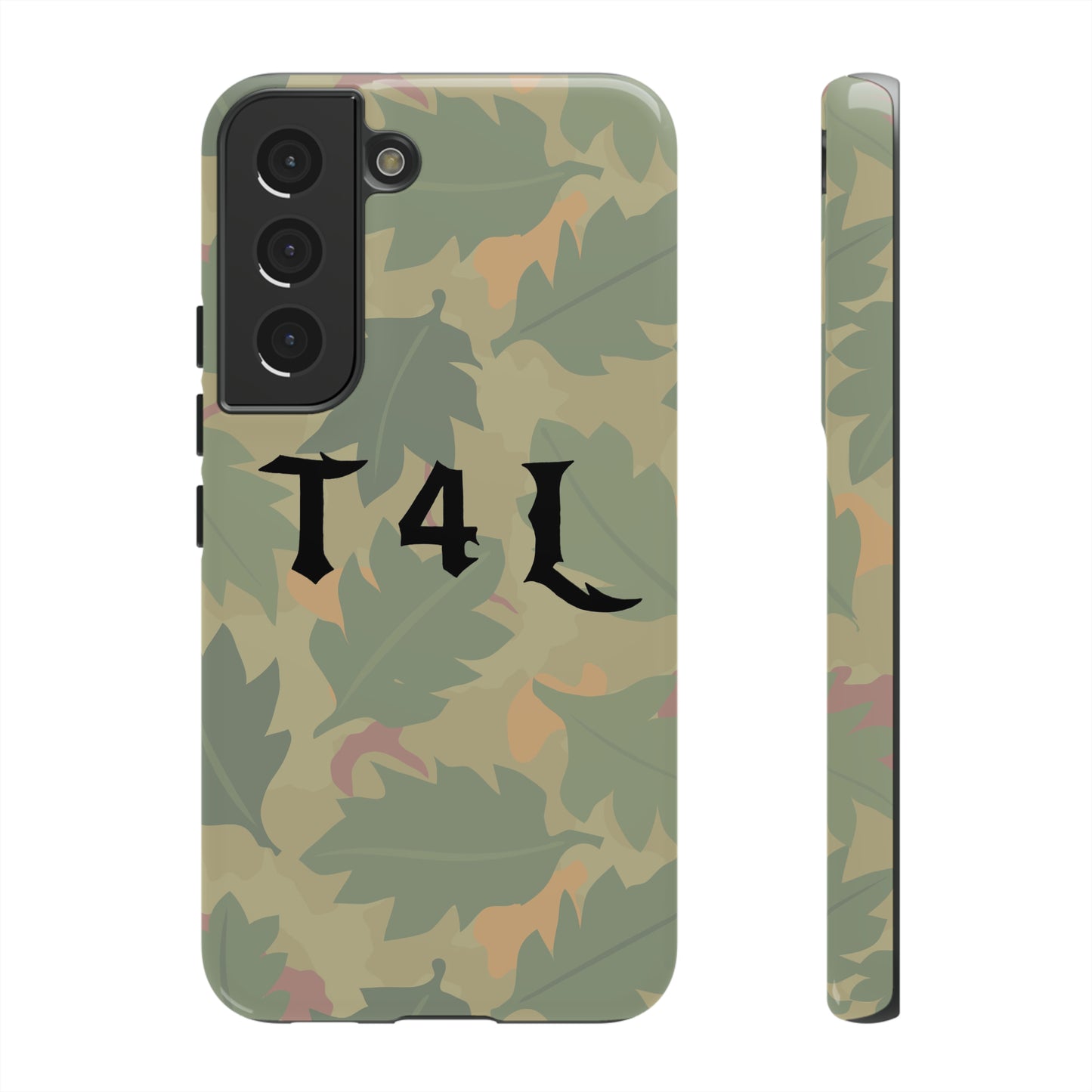 T4L leaf Camo Phone Cases