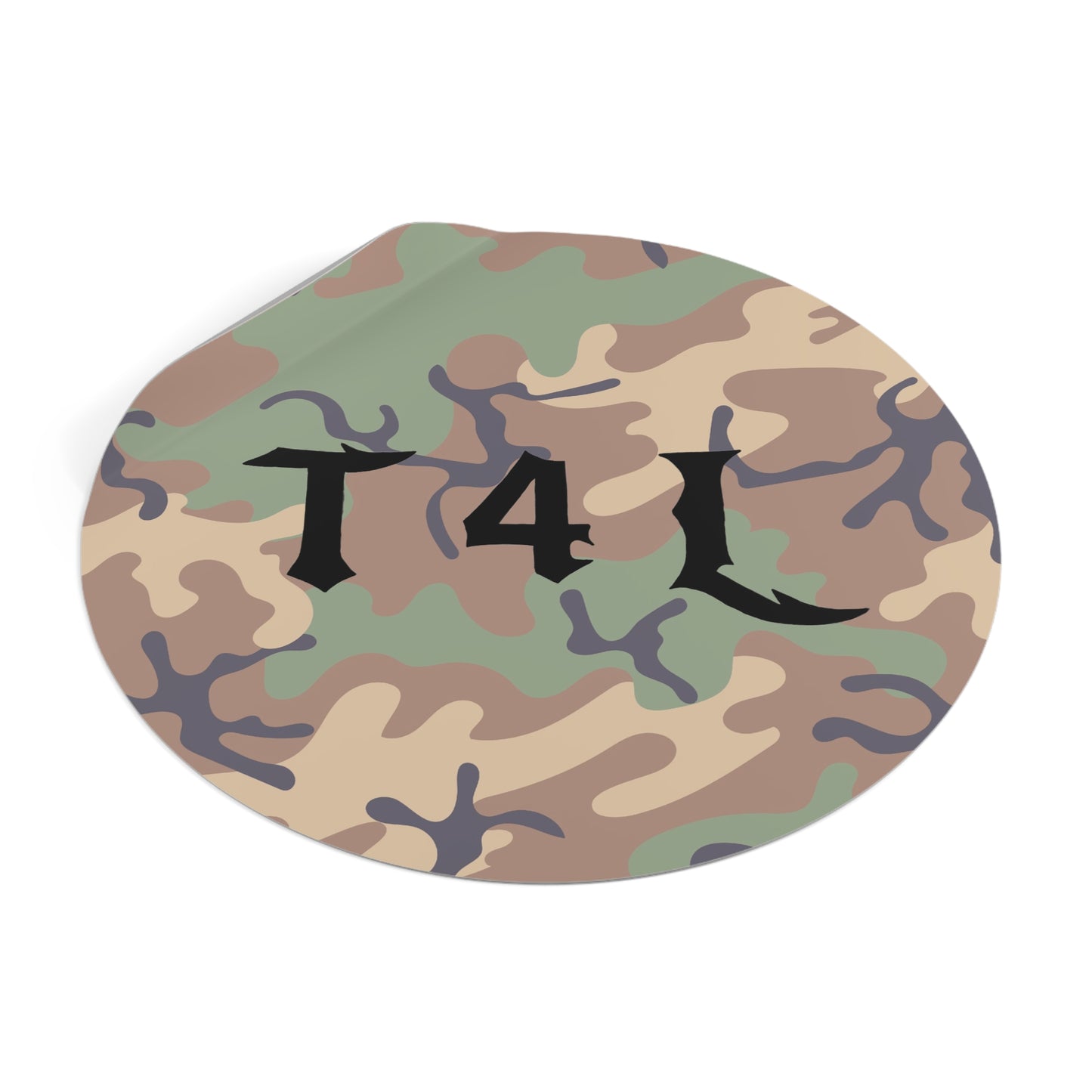 Woodland Camo Sticker