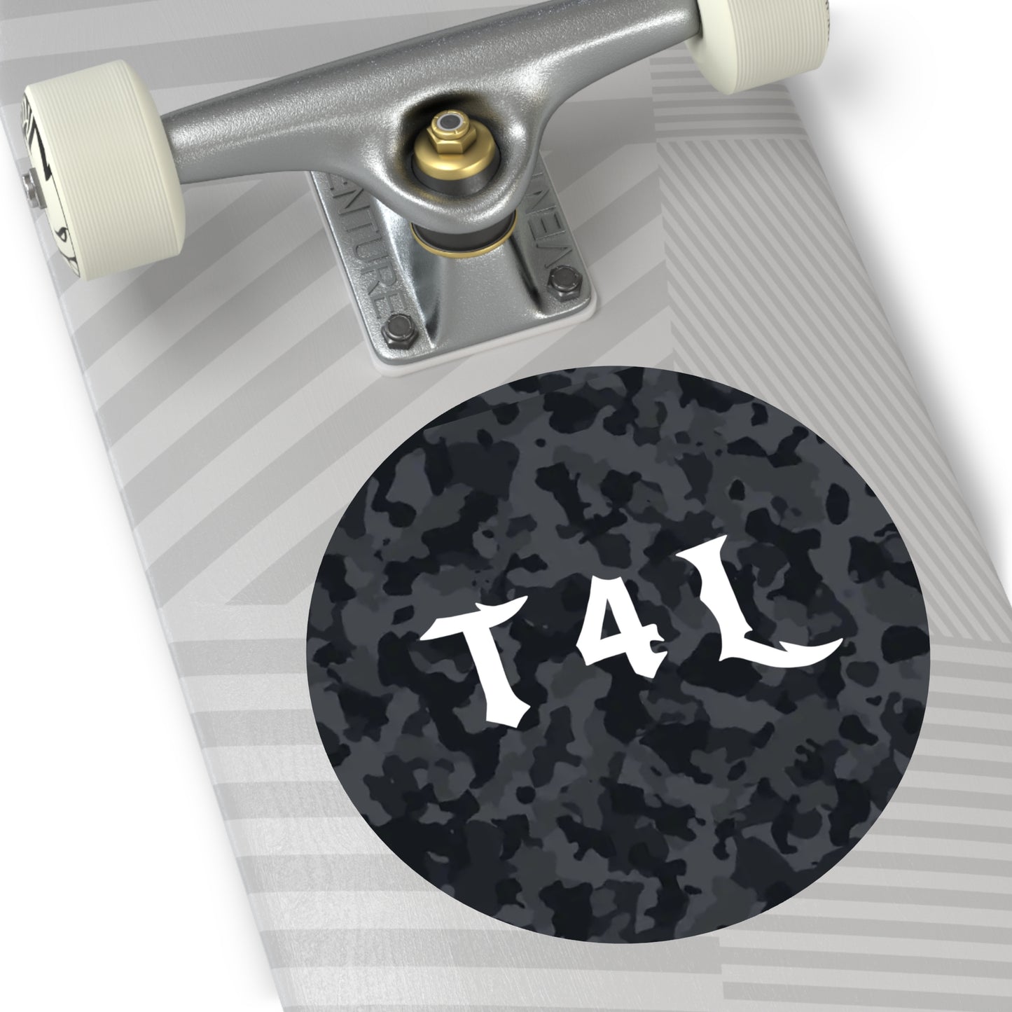 Black Camo Sticker