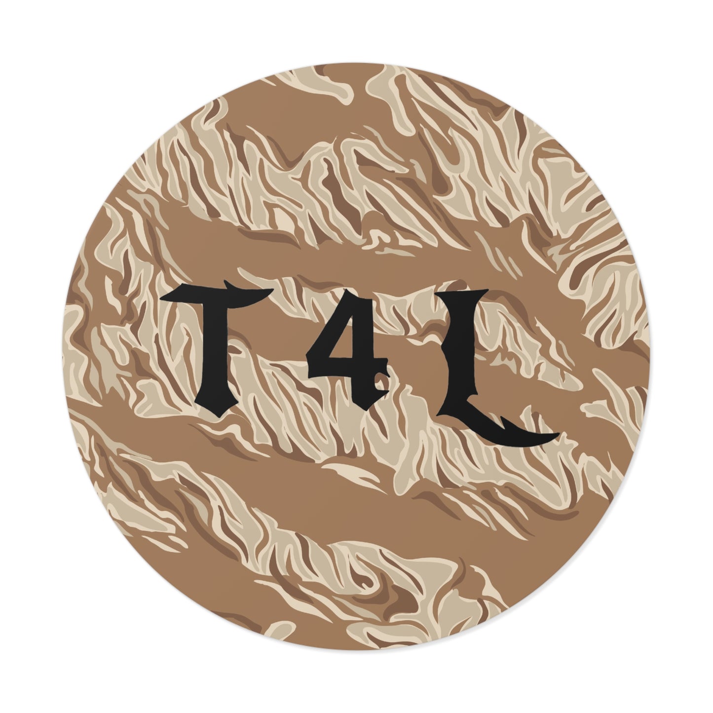 Brown Tiger Stripe Camo Sticker