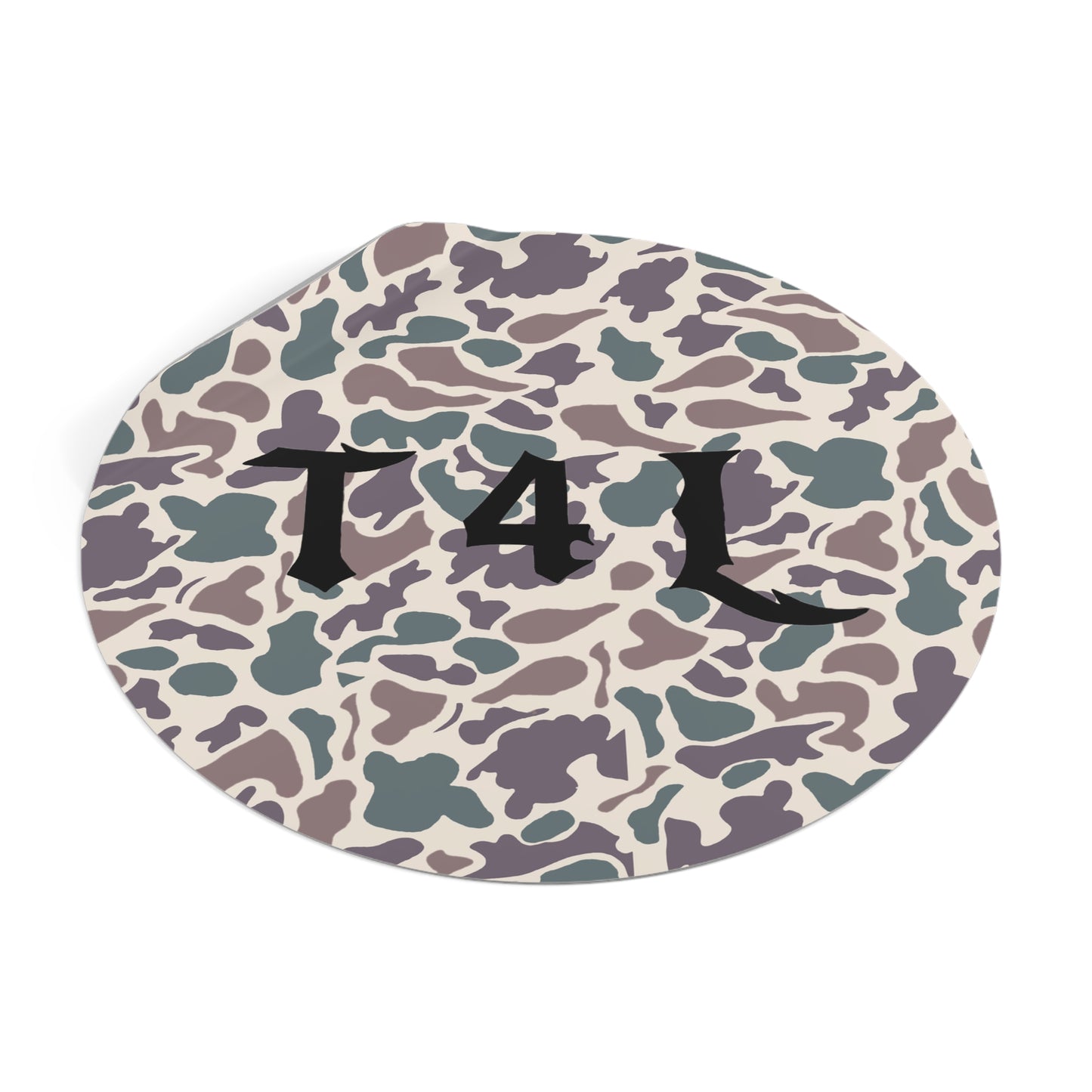 Retro Camo Sticker