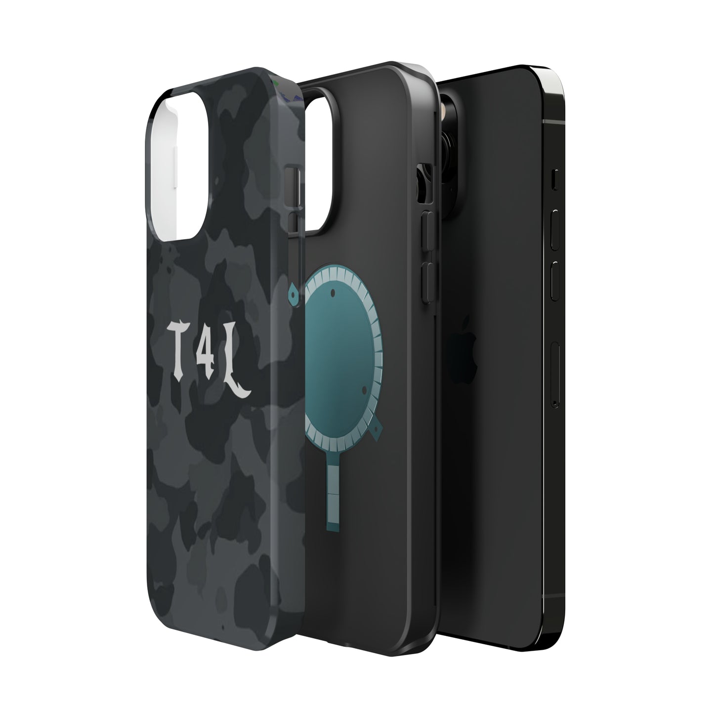 T4L Black Camo MagSafe Tough Cases