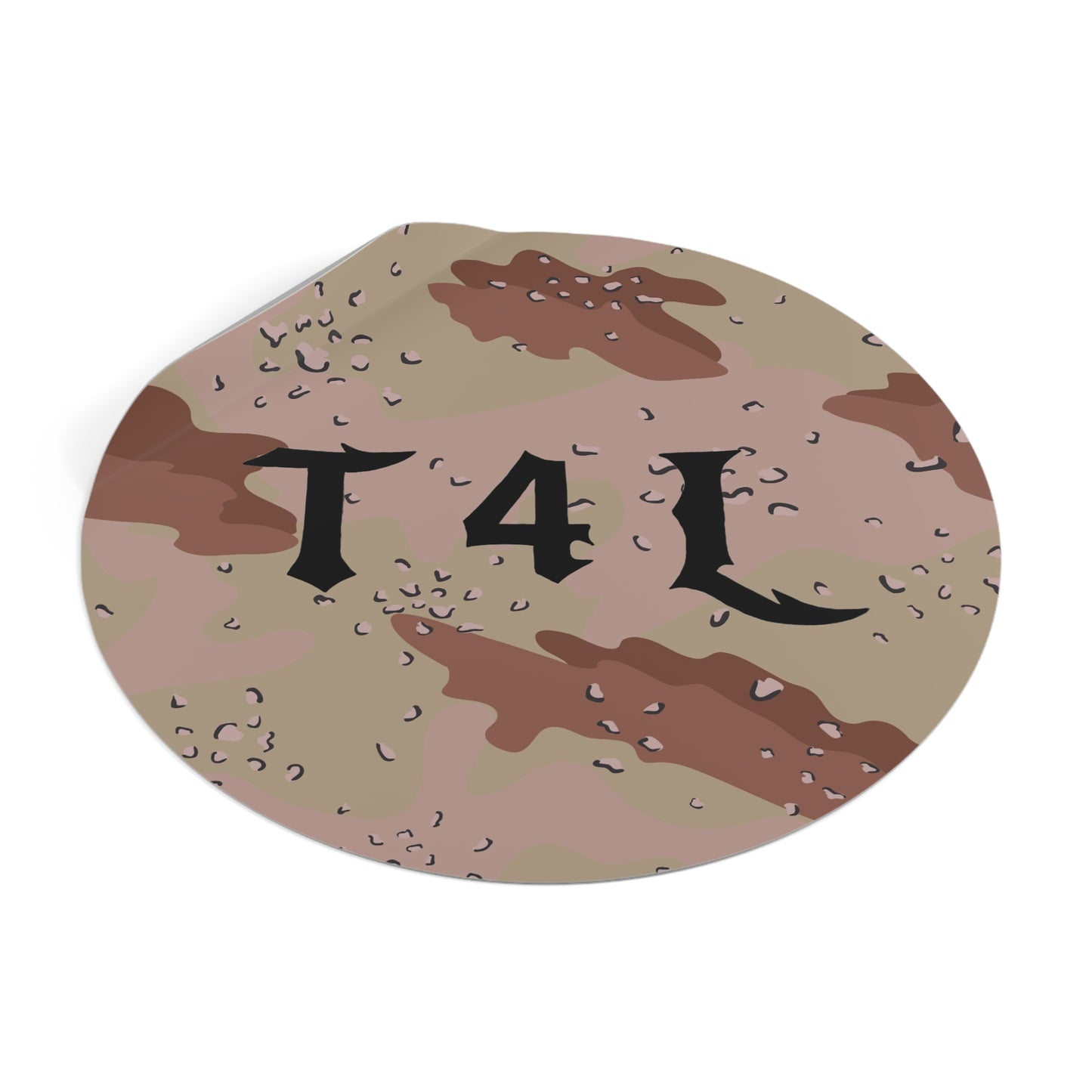 Choco Chip Camo Sticker