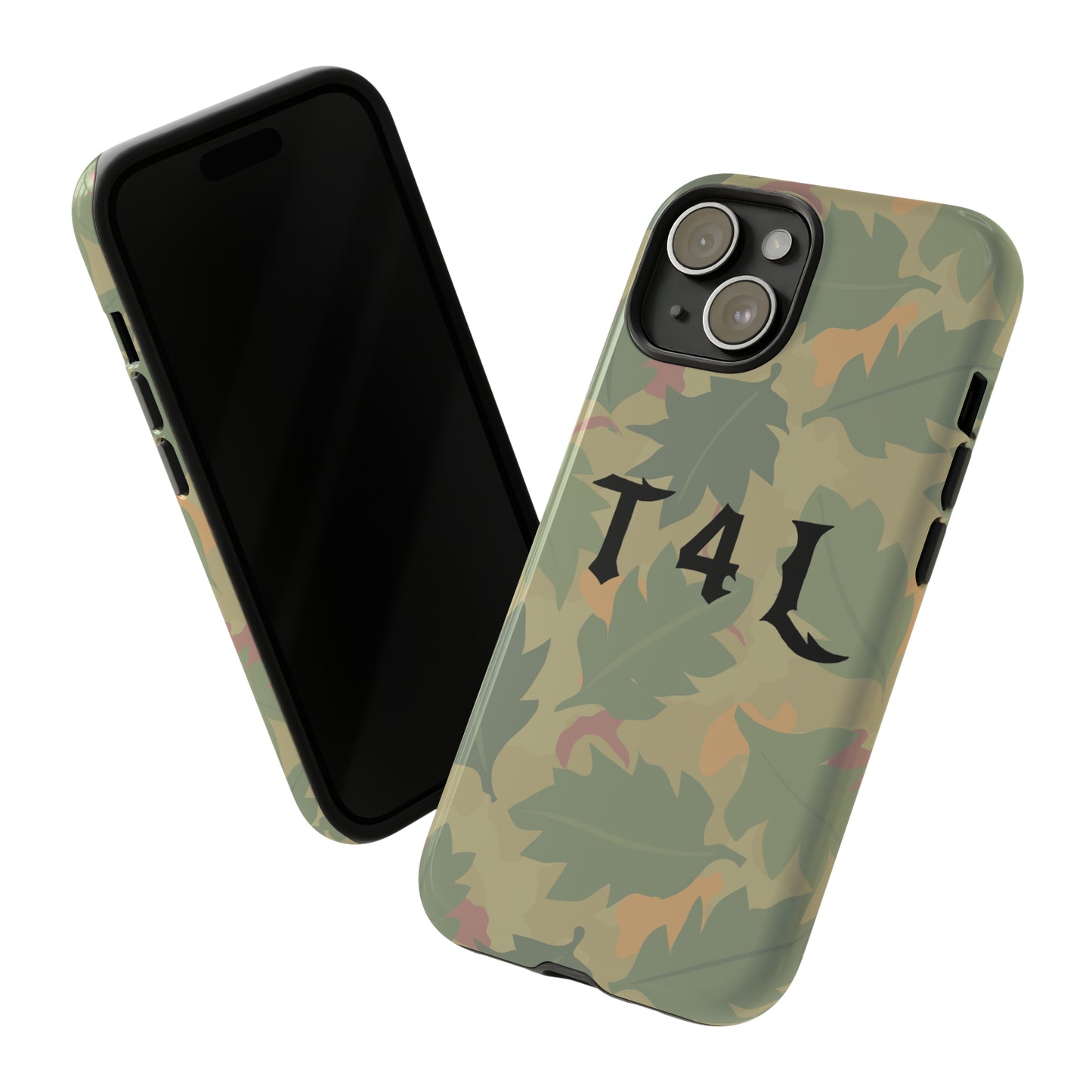 T4L leaf Camo Phone Cases