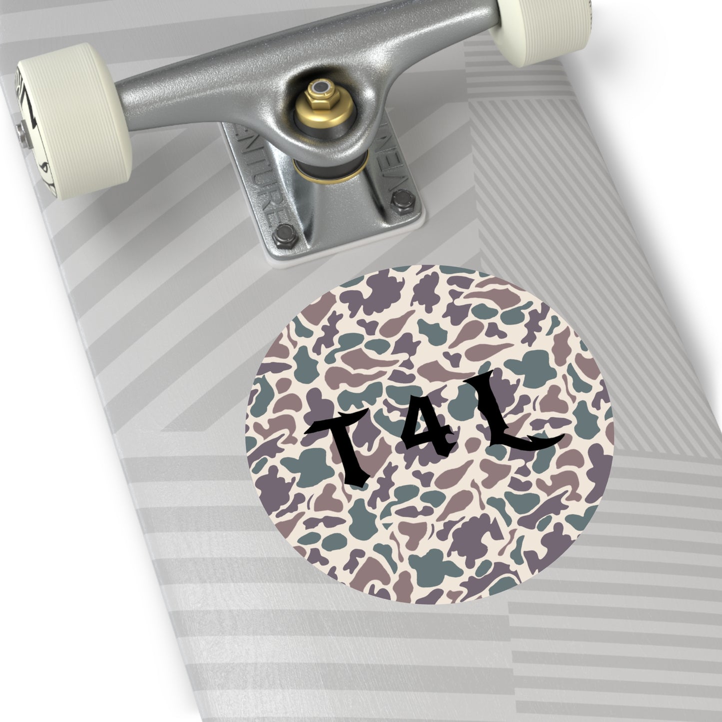 Retro Camo Sticker