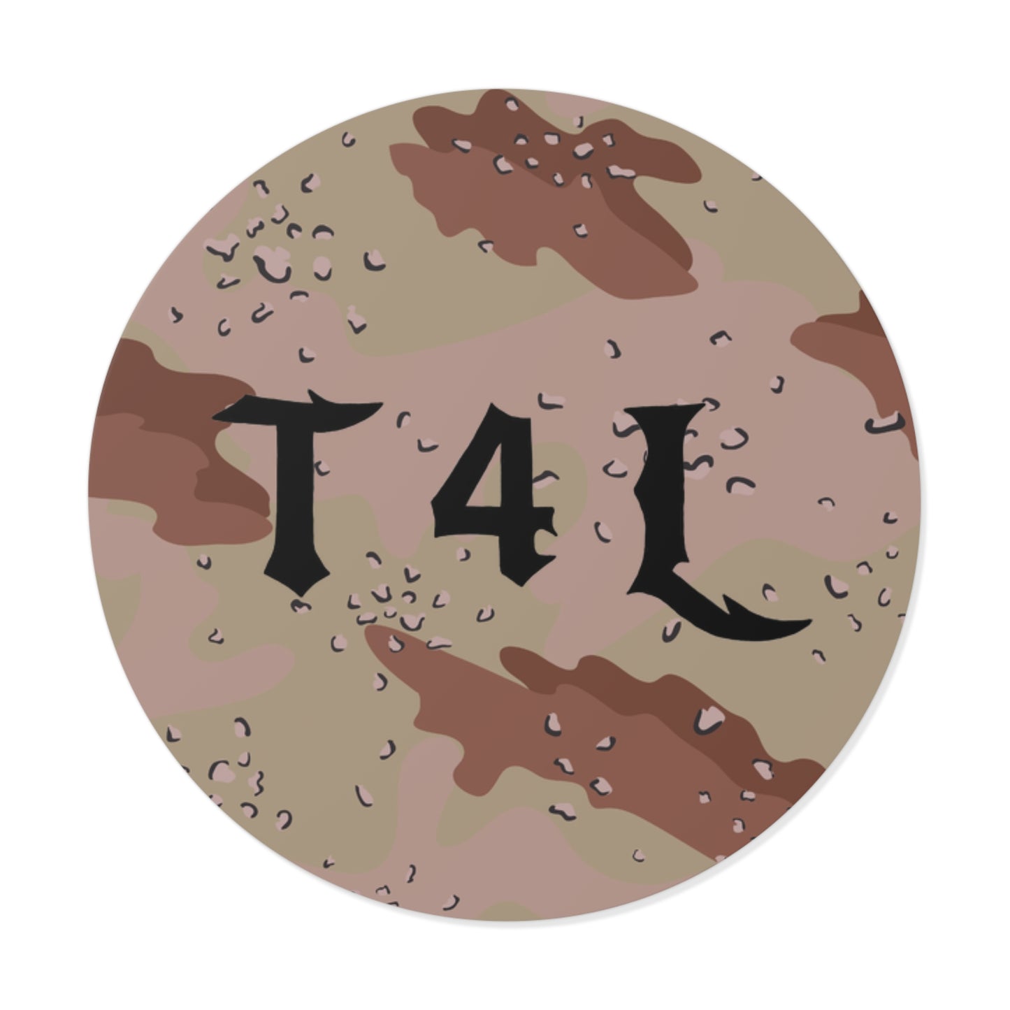 Choco Chip Camo Sticker