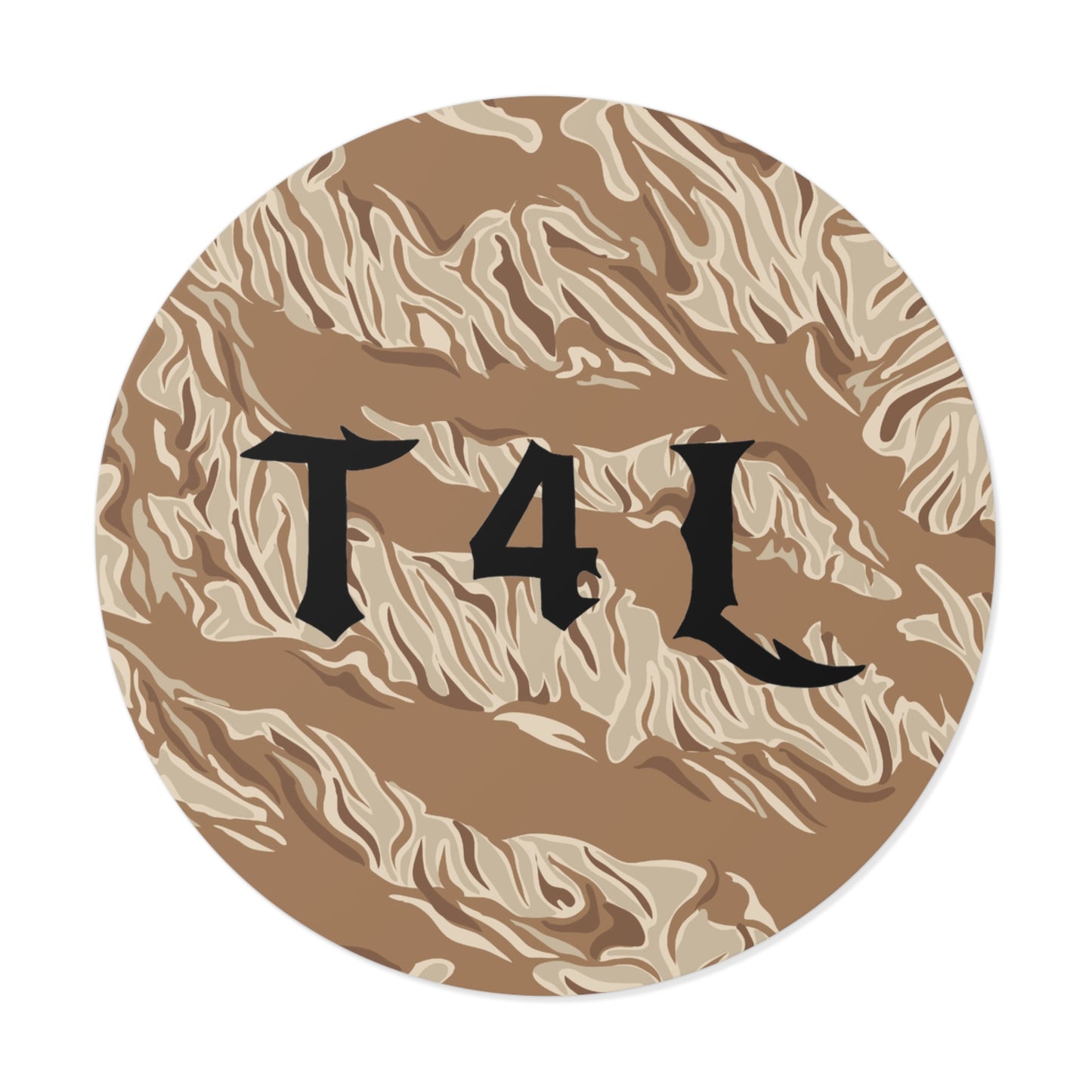 Brown Tiger Stripe Camo Sticker