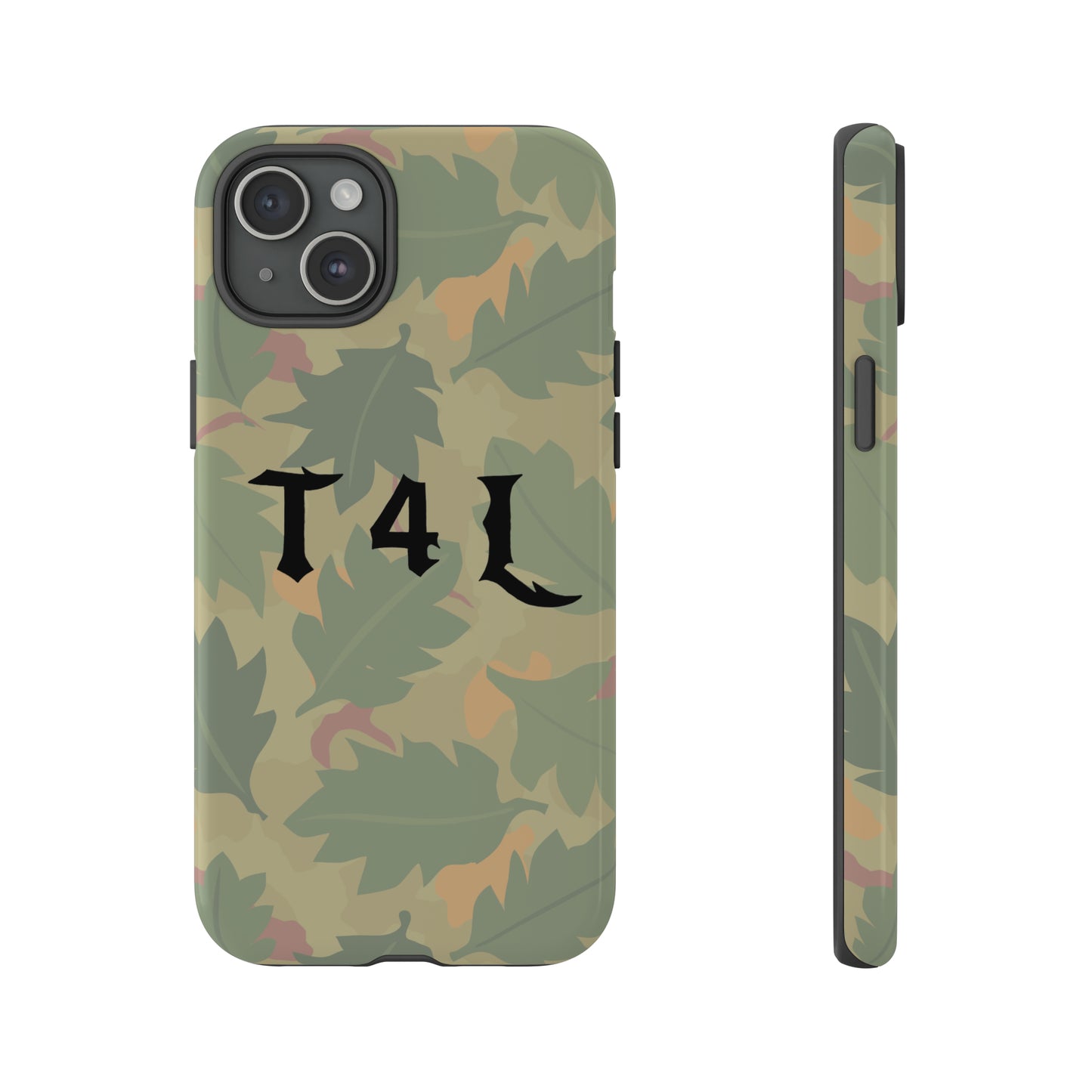 T4L leaf Camo Phone Cases