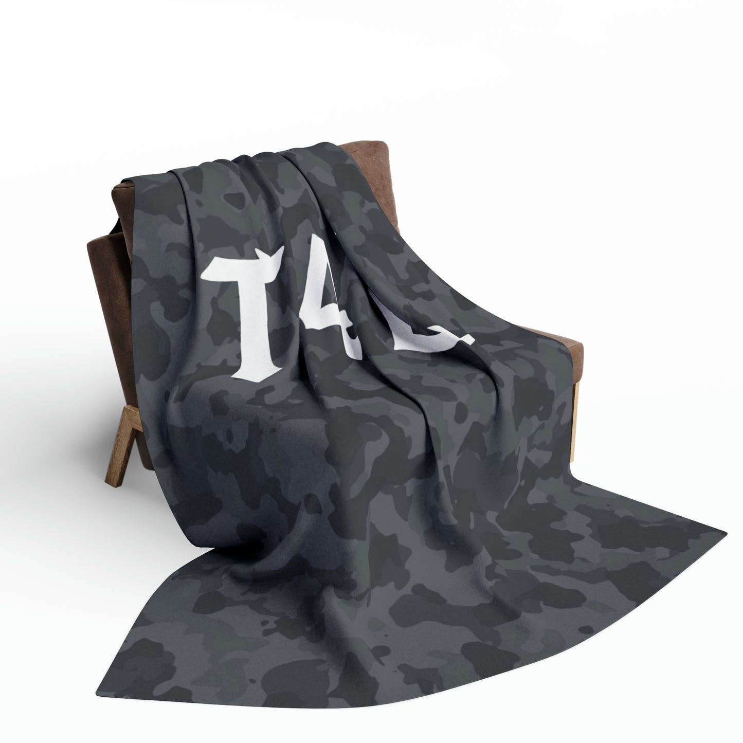 T4L Black Camo Fleece Blanket